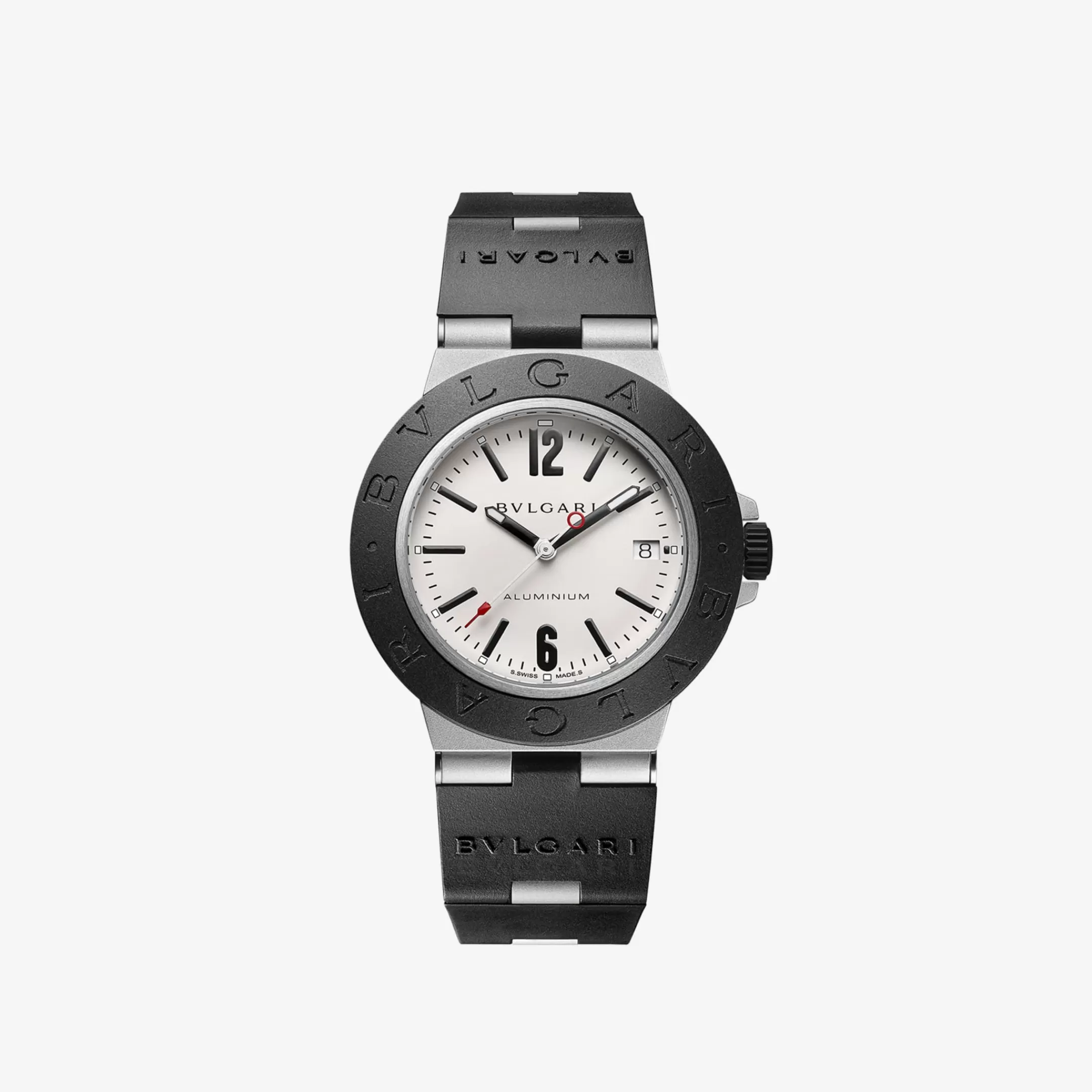 BVLGARI Aluminium Uhr Schwarz Discount