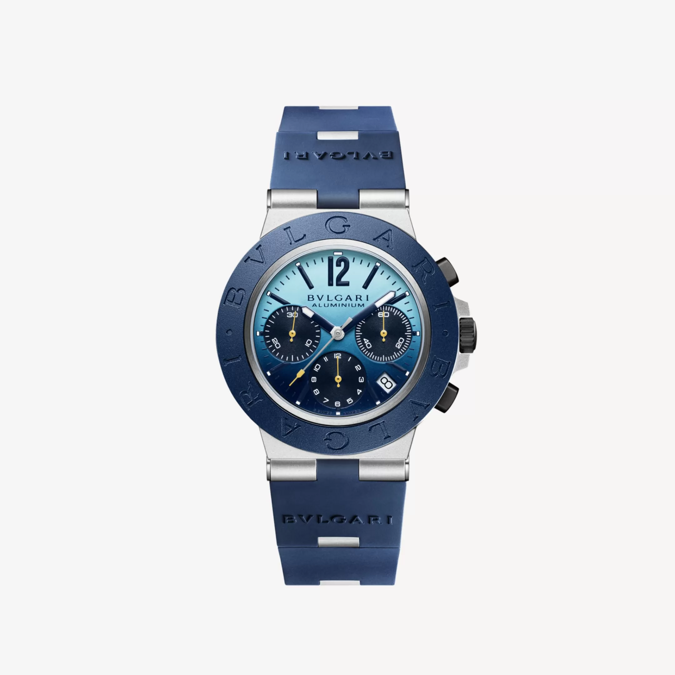 BVLGARI Aluminium Uhr Blau Fashion