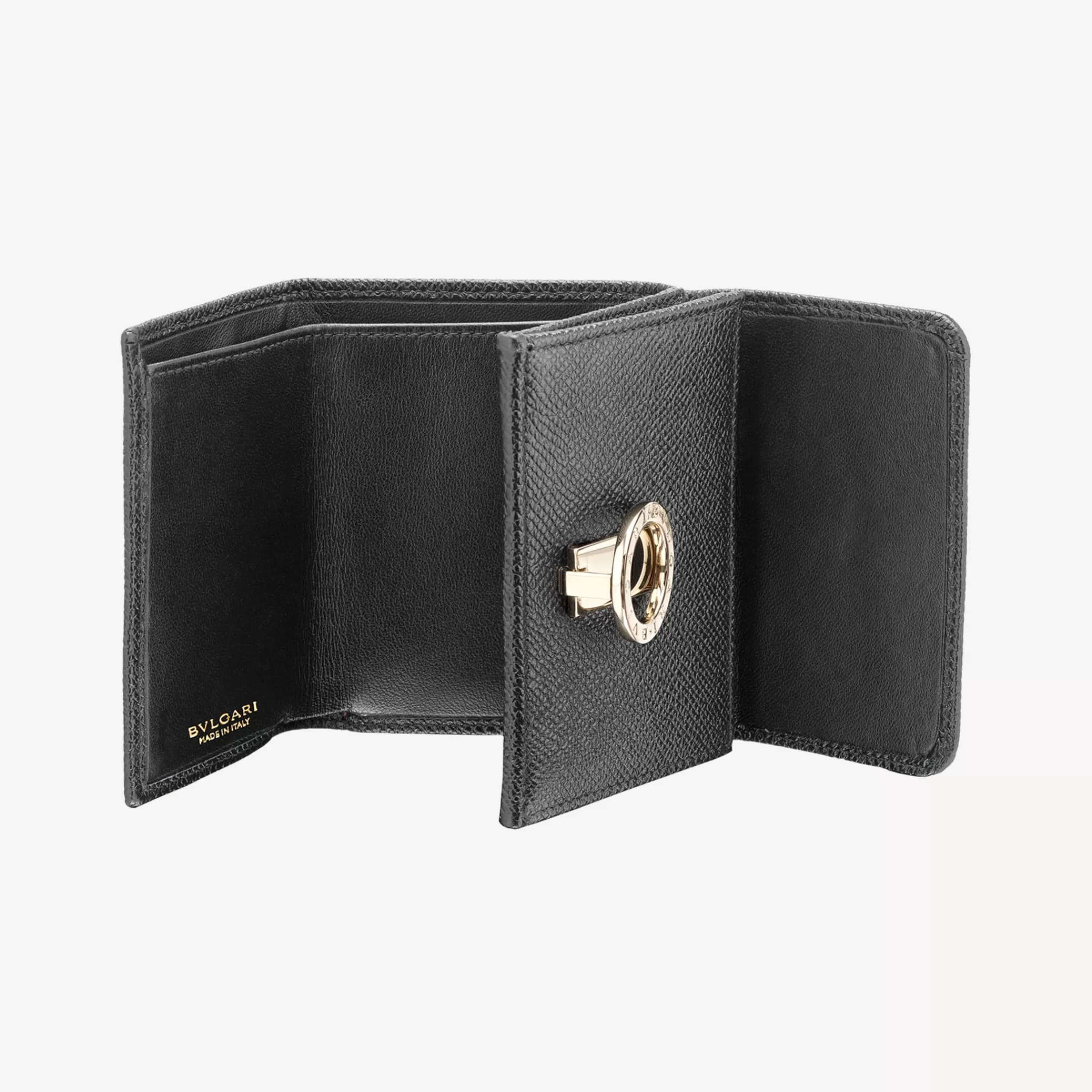 BVLGARI Trifold Portemonnaie Schwarz Store