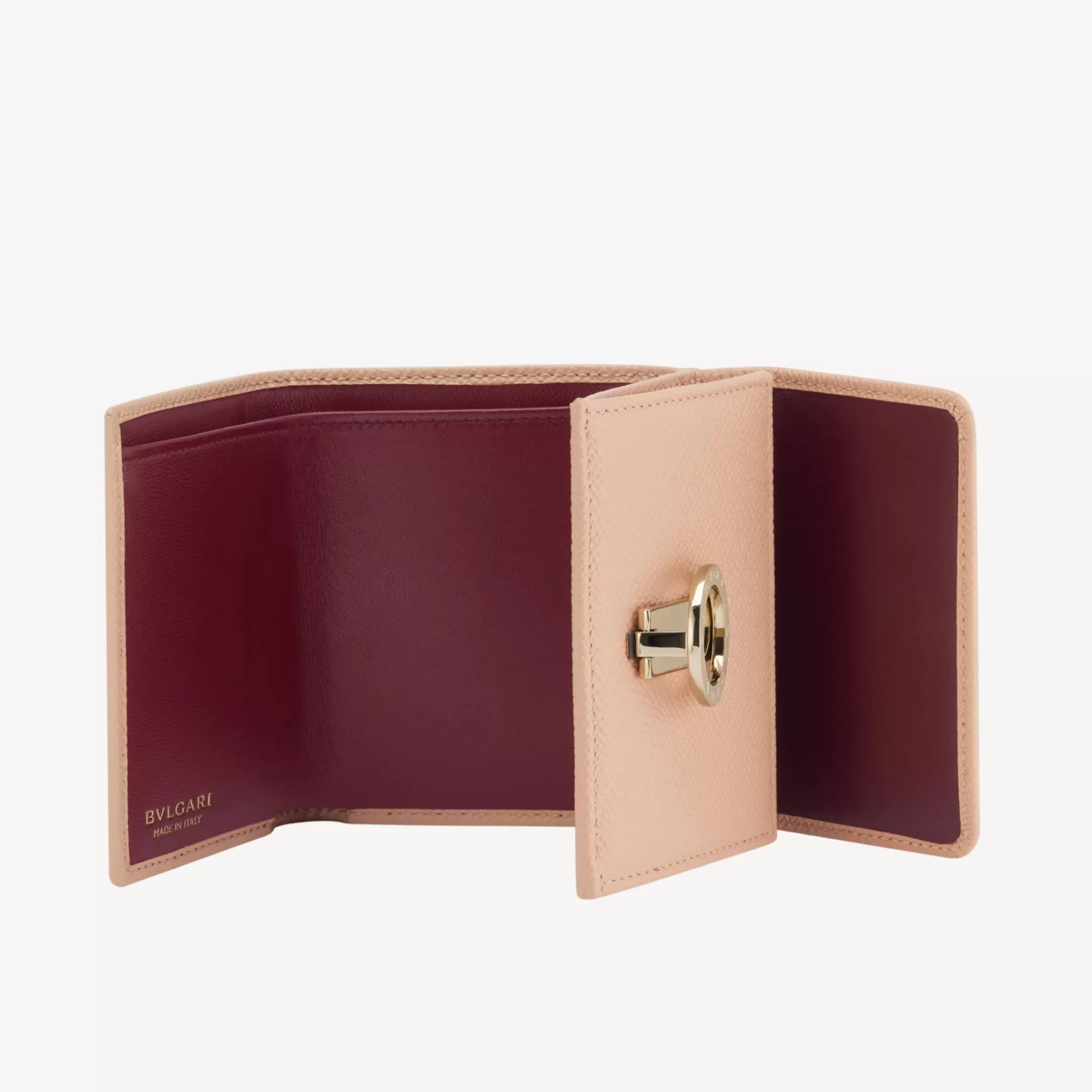 BVLGARI Trifold Portemonnaie Rosa New