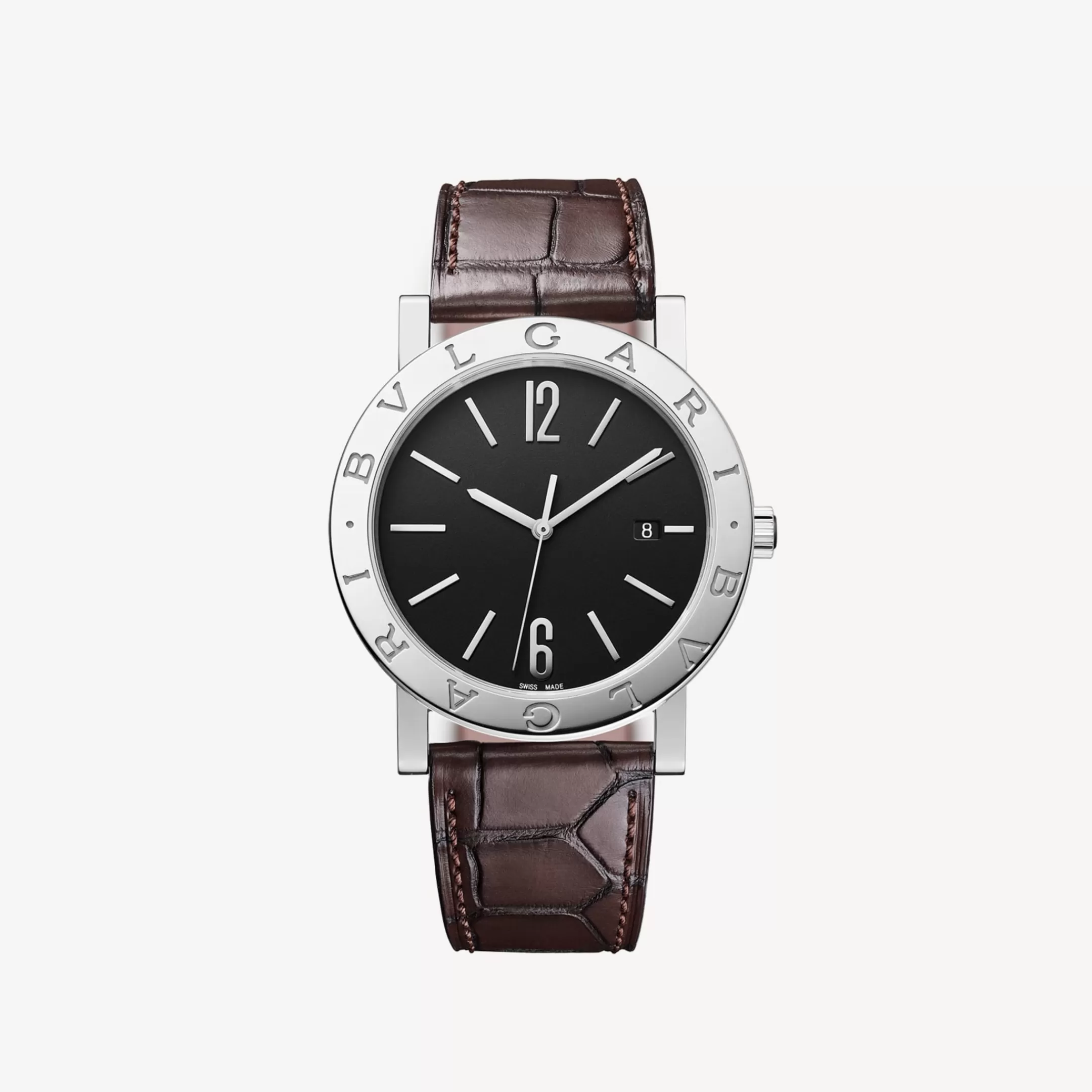 BVLGARI Uhr Schwarz/Braun Flash Sale