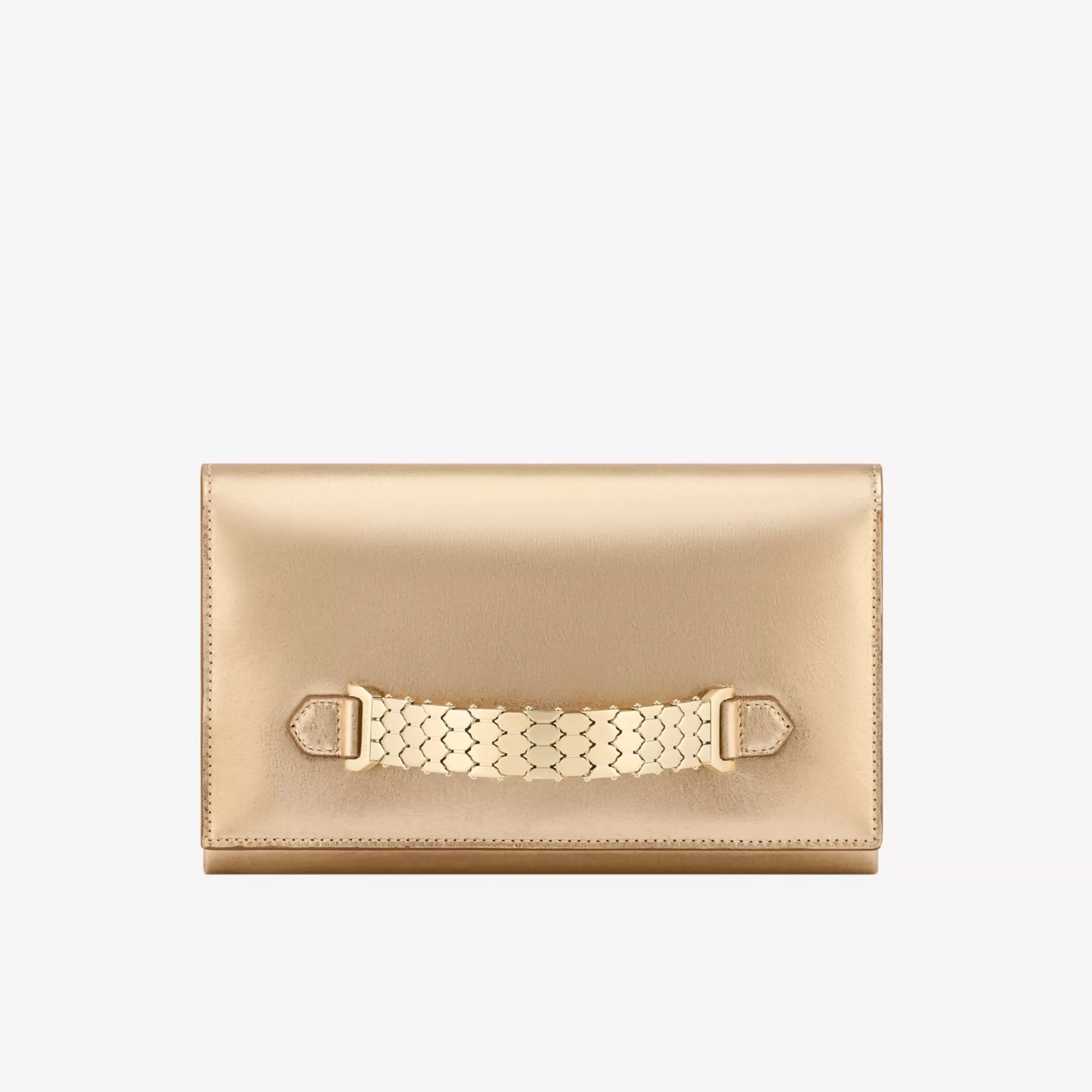 BVLGARI Cocktail Clutch Gold Outlet