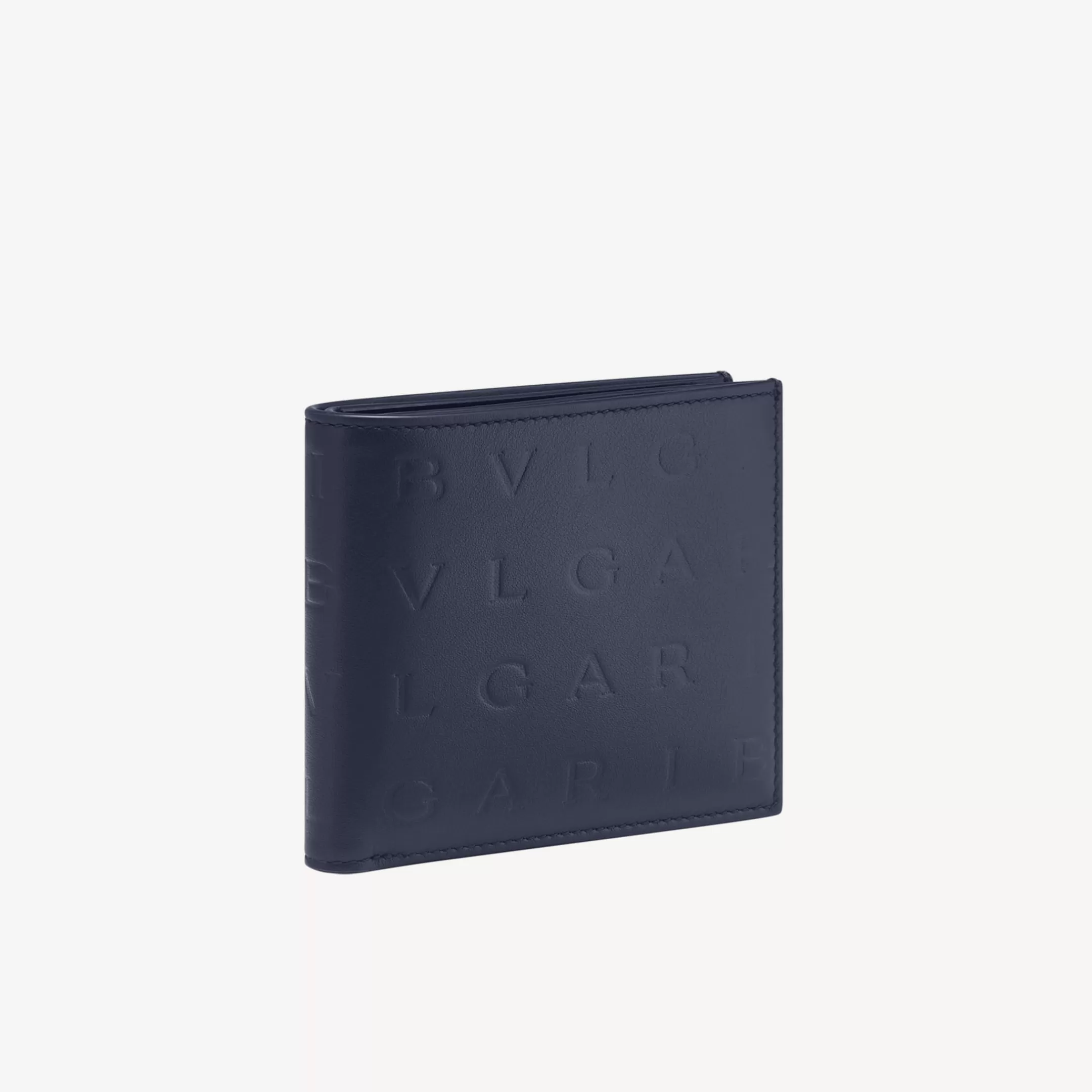 BVLGARI Logo Infinitum Bifold Portemonnaie Blau Online