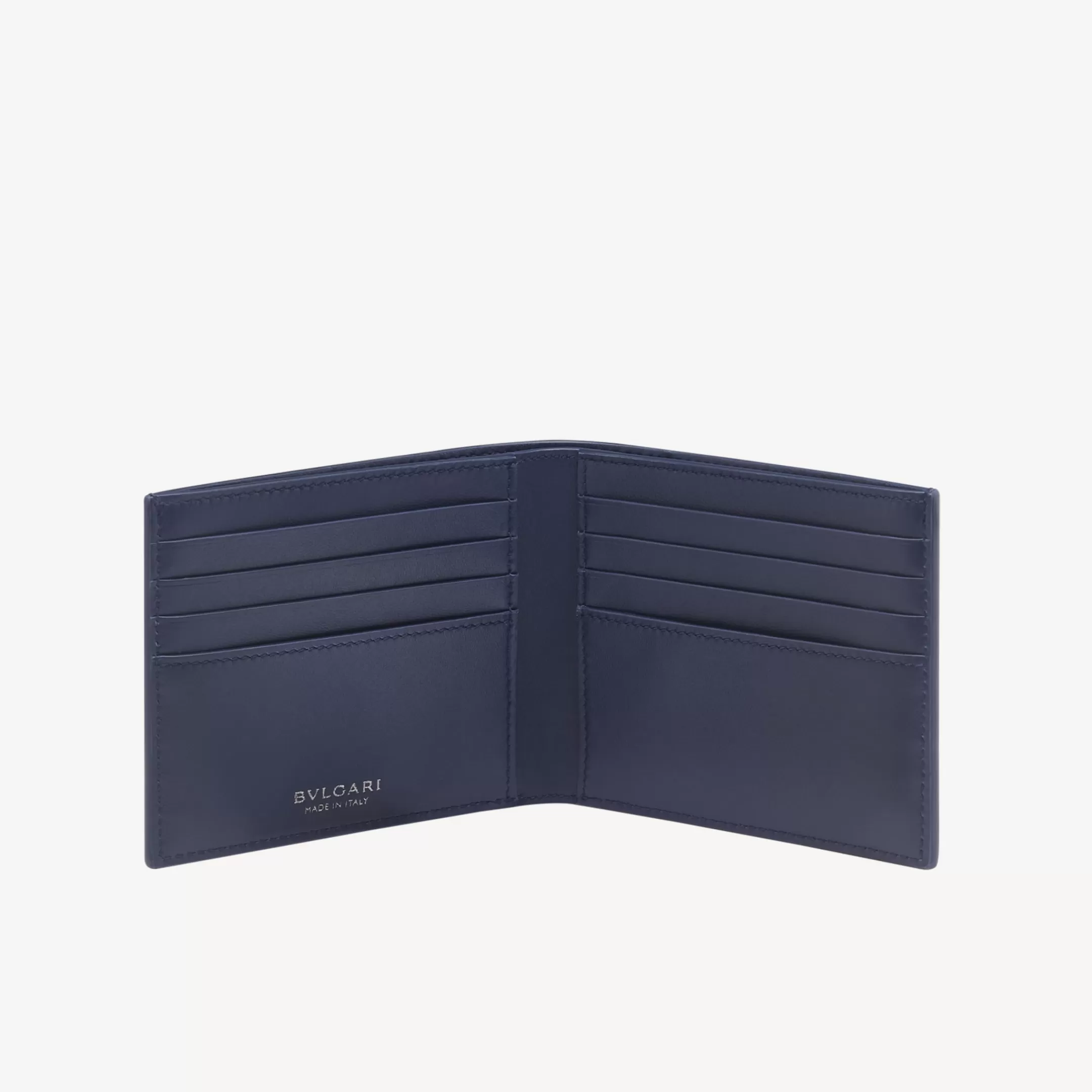 BVLGARI Logo Infinitum Bifold Portemonnaie Blau Online