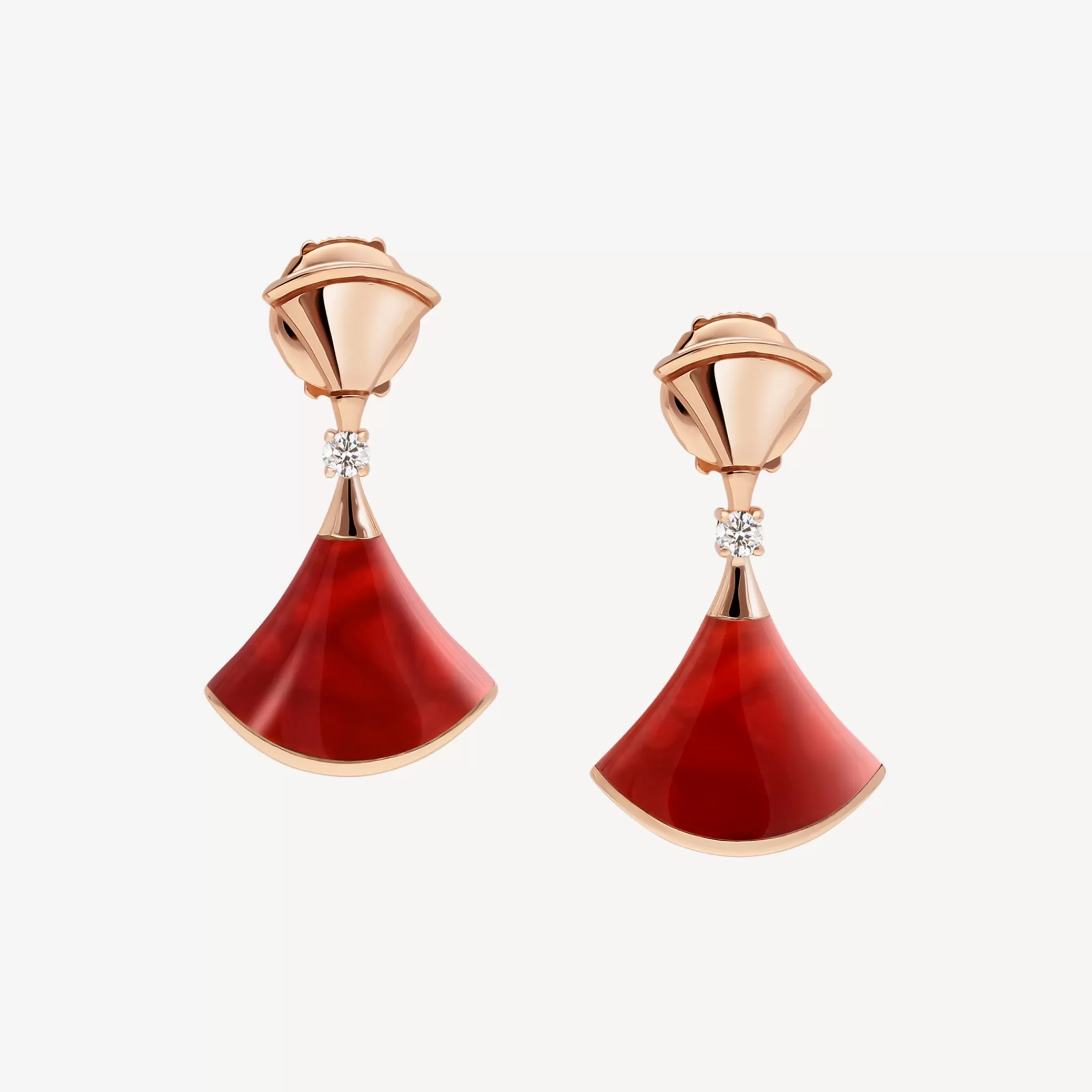 BVLGARI Divas' Dream Ohrringe Rot Clearance