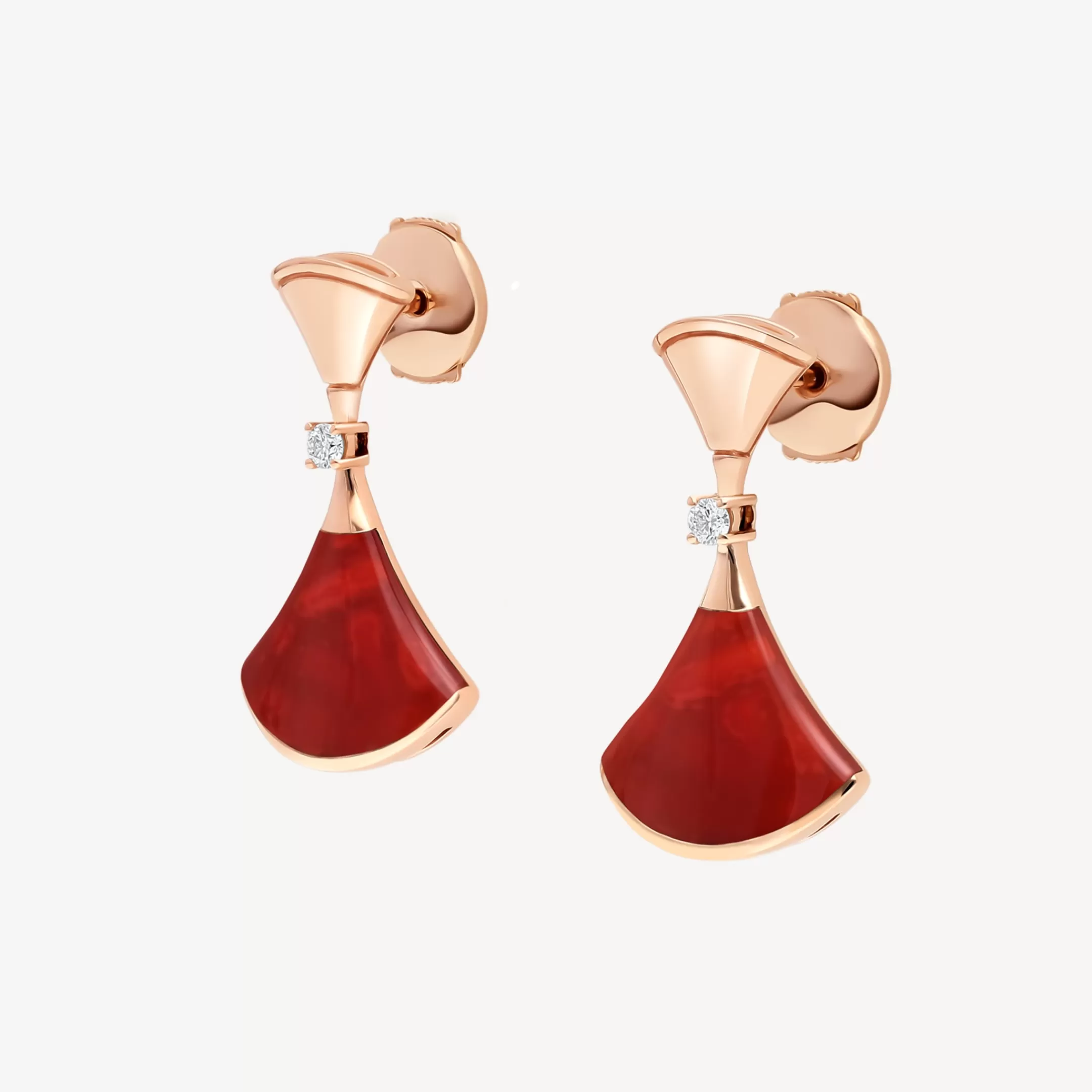 BVLGARI Divas' Dream Ohrringe Rot Clearance