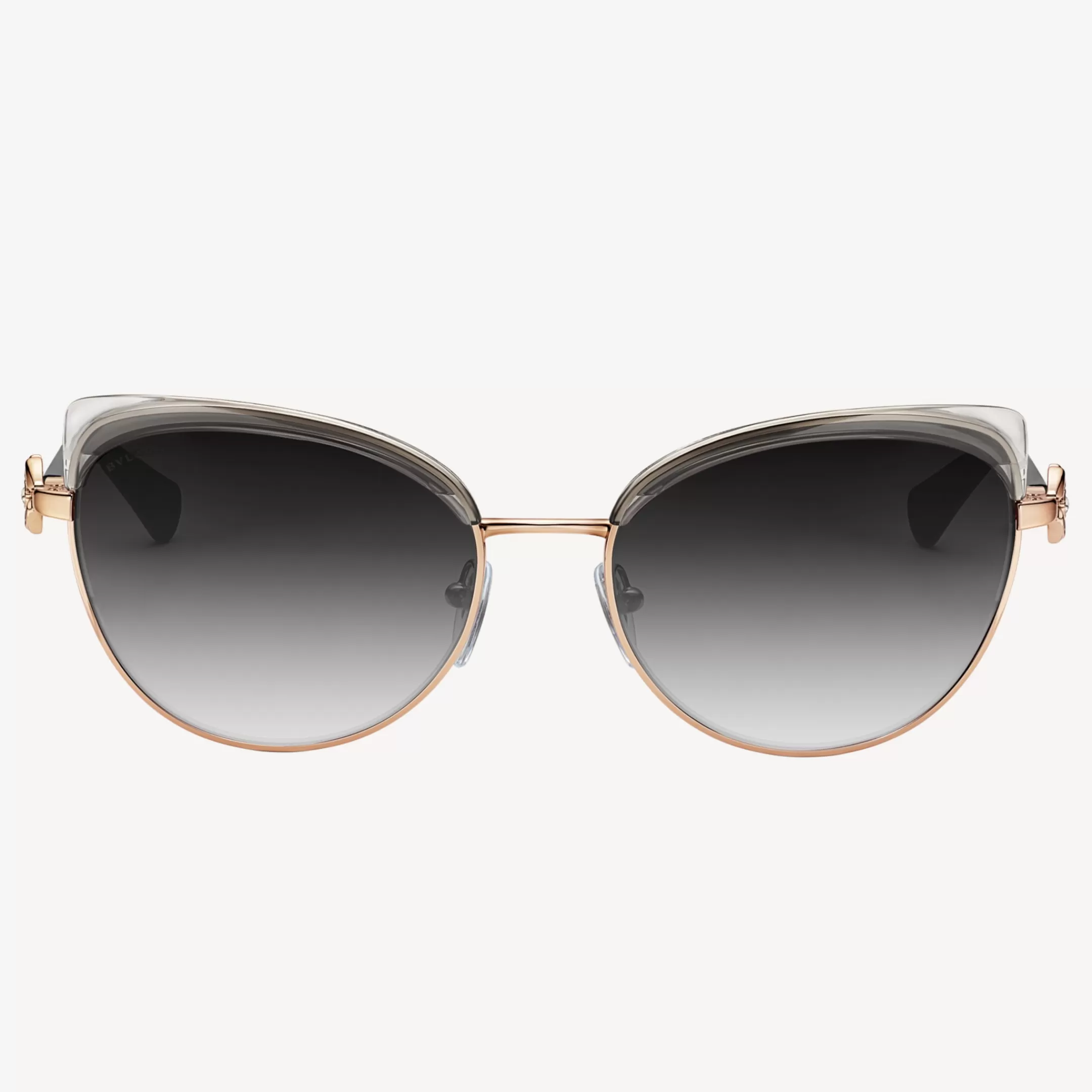 BVLGARI Fiorever Sonnenbrille Schwarz/Grau Online