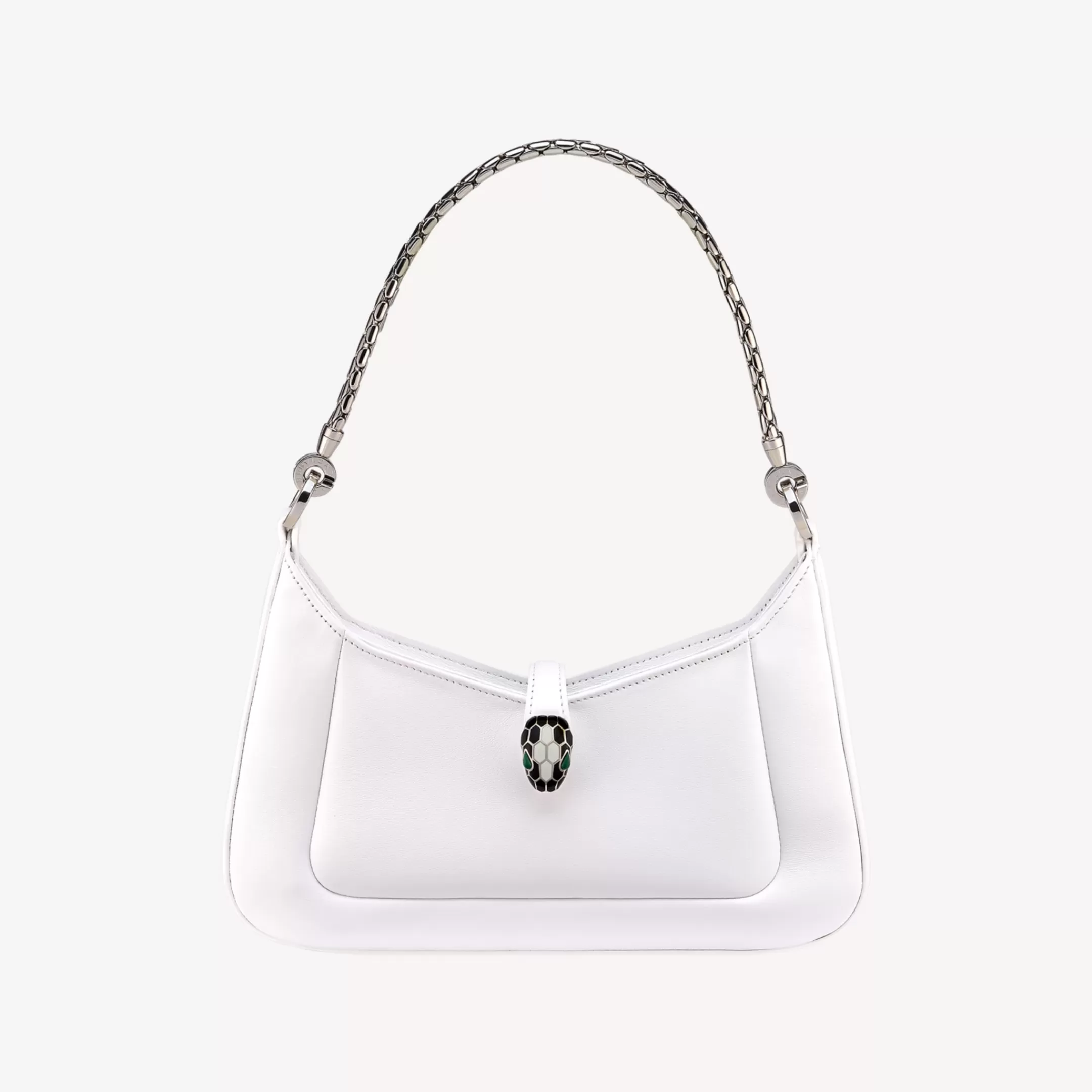 BVLGARI Serpenti Baia Schultertasche Weiss Cheap