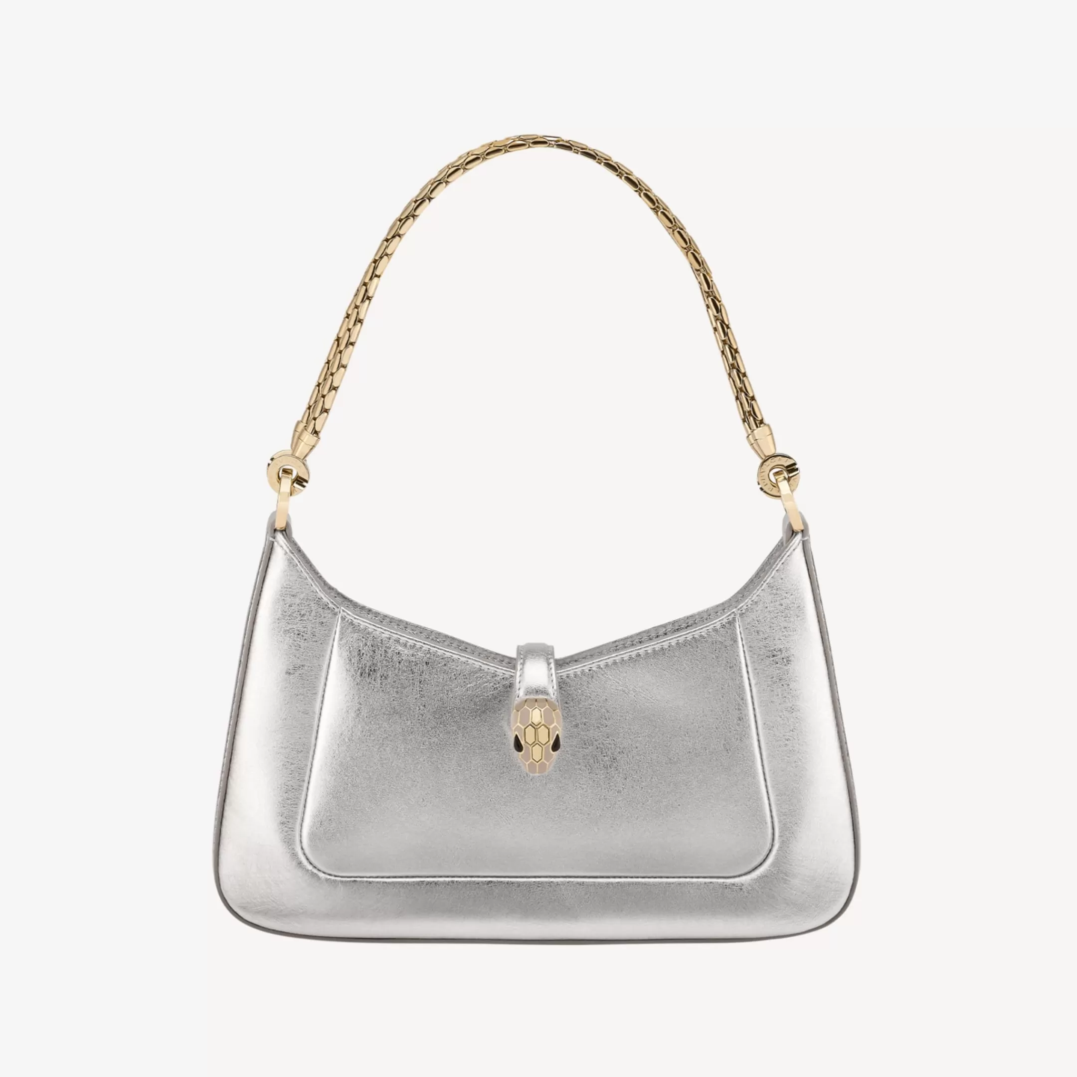 BVLGARI Serpenti Baia Schultertasche Silber Online