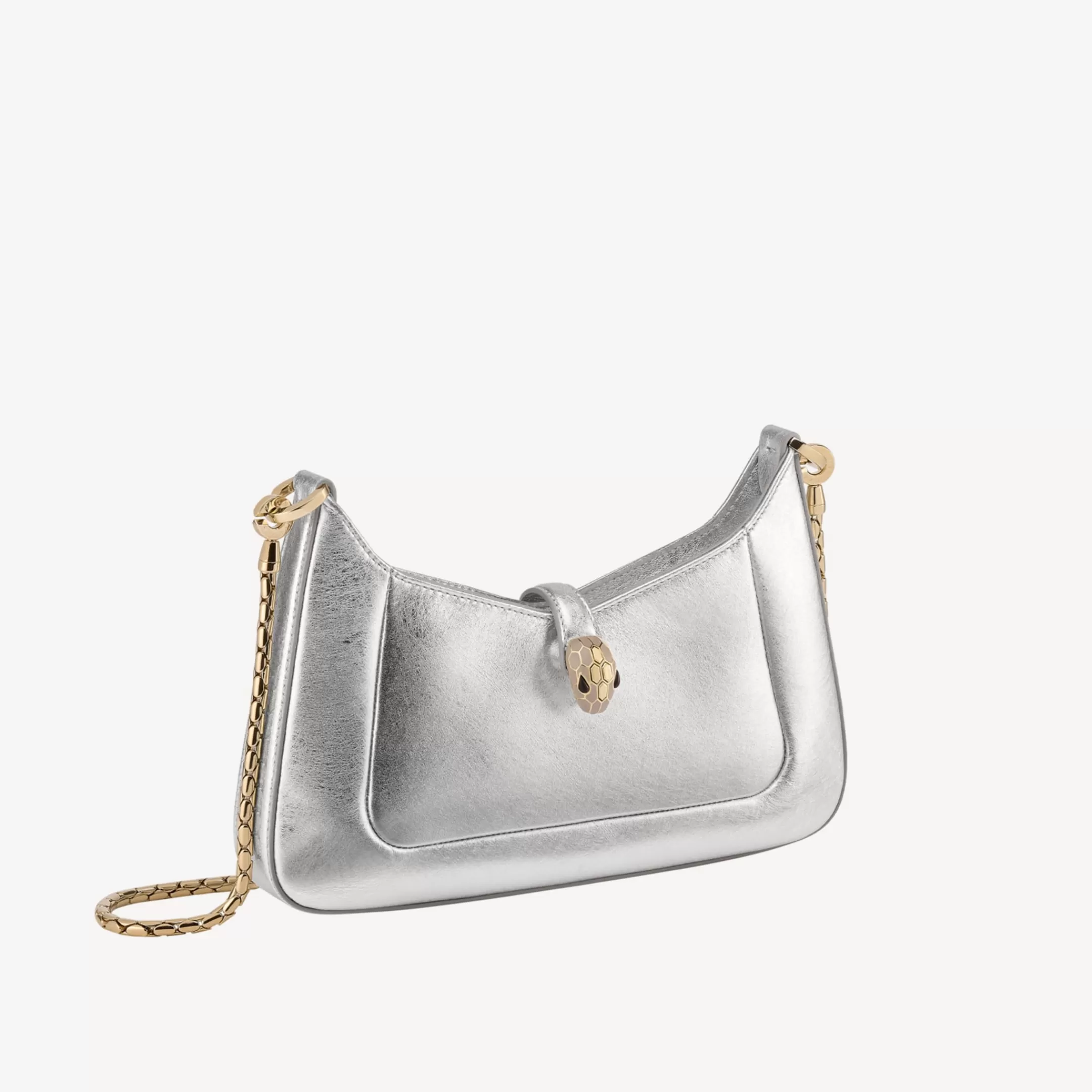 BVLGARI Serpenti Baia Schultertasche Silber Online