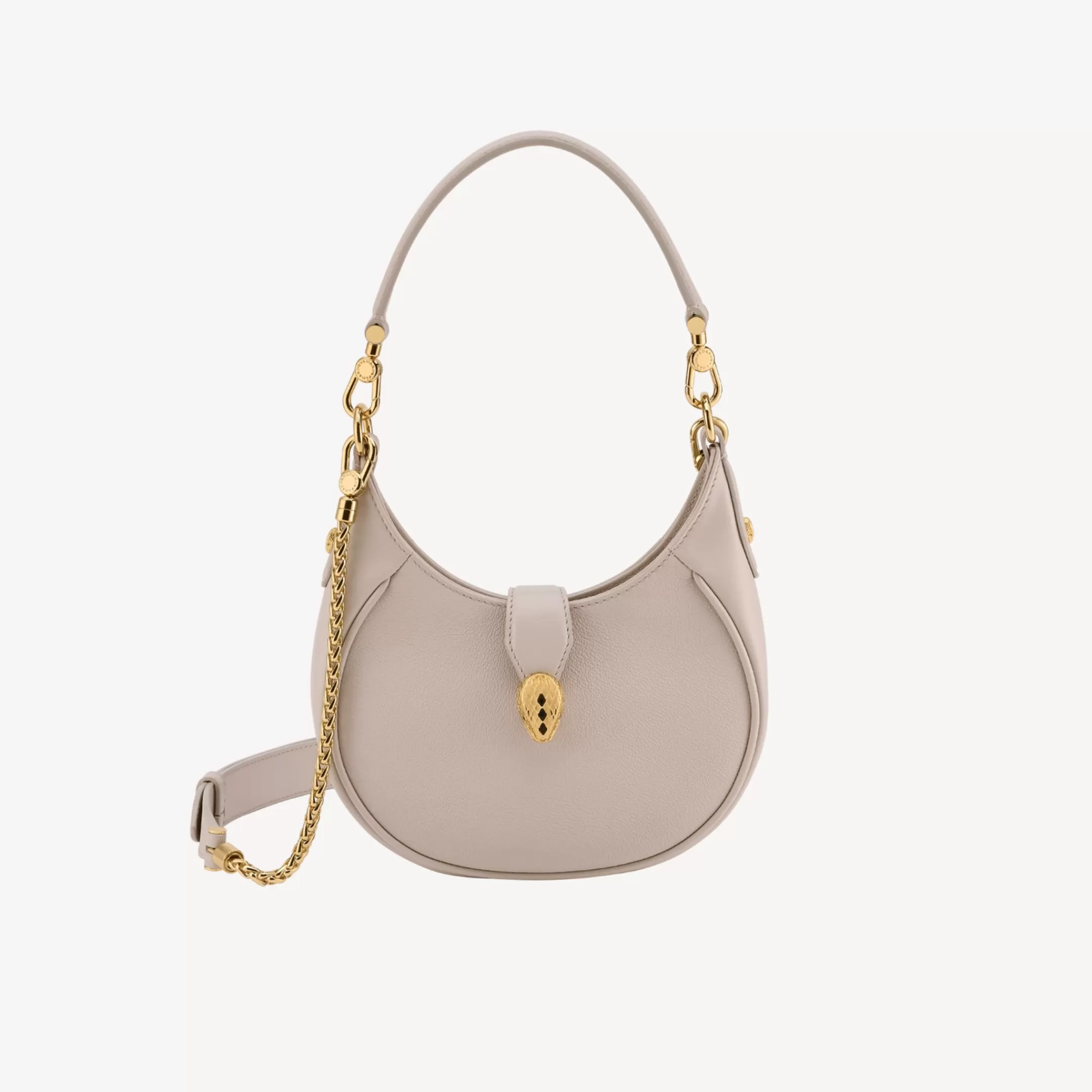 BVLGARI Serpenti Ellipse Crossbody-Tasche Grau Shop