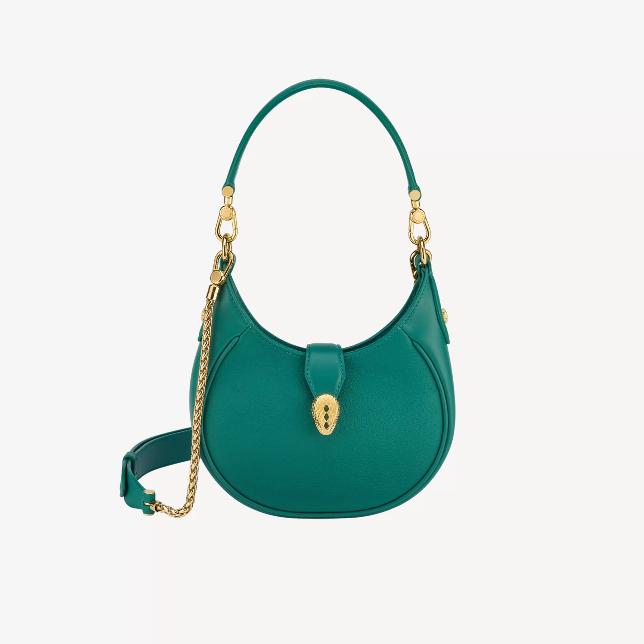 BVLGARI Serpenti Ellipse Crossbody-Tasche Grun Clearance