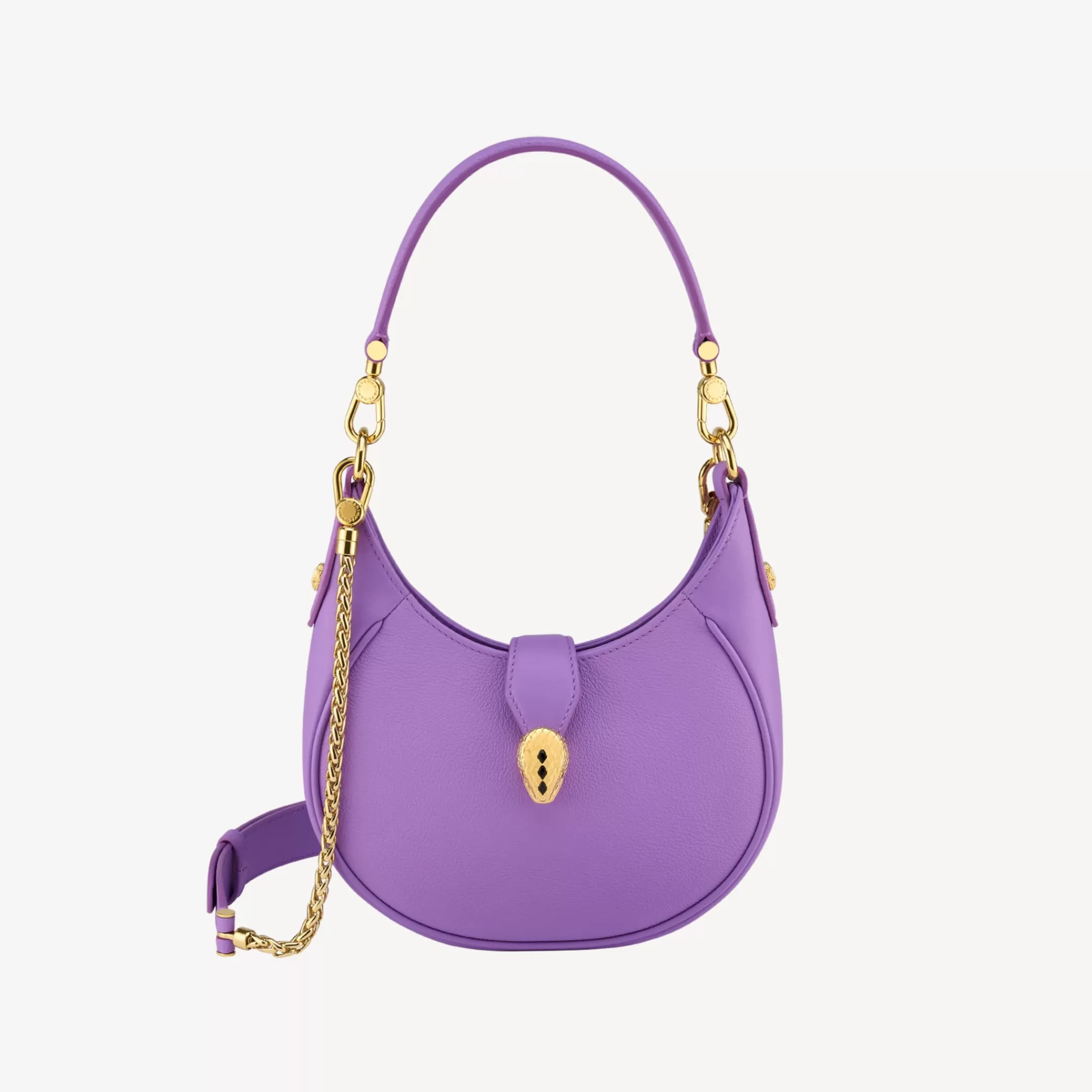 BVLGARI Serpenti Ellipse Crossbody-Tasche Violett Store