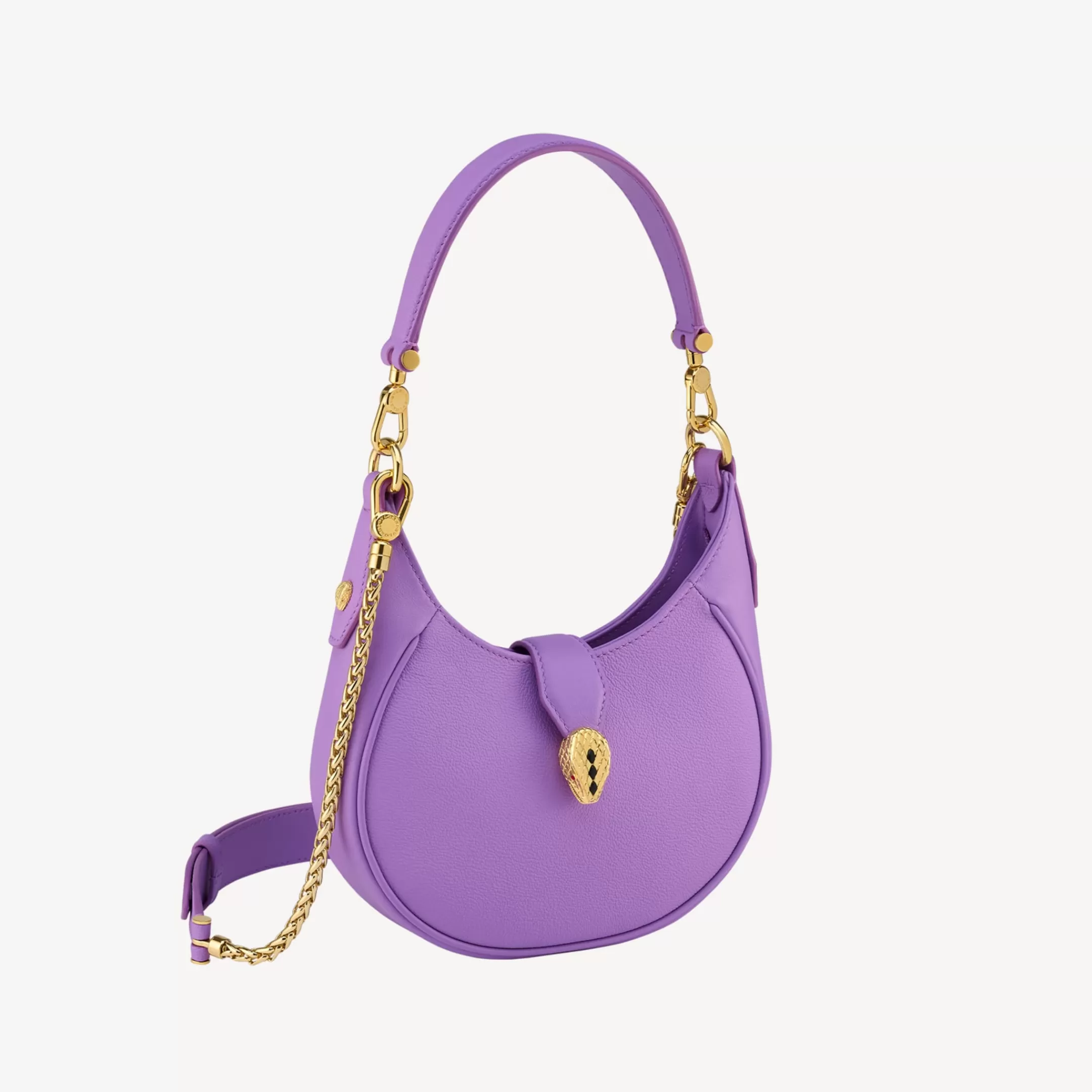 BVLGARI Serpenti Ellipse Crossbody-Tasche Violett Store