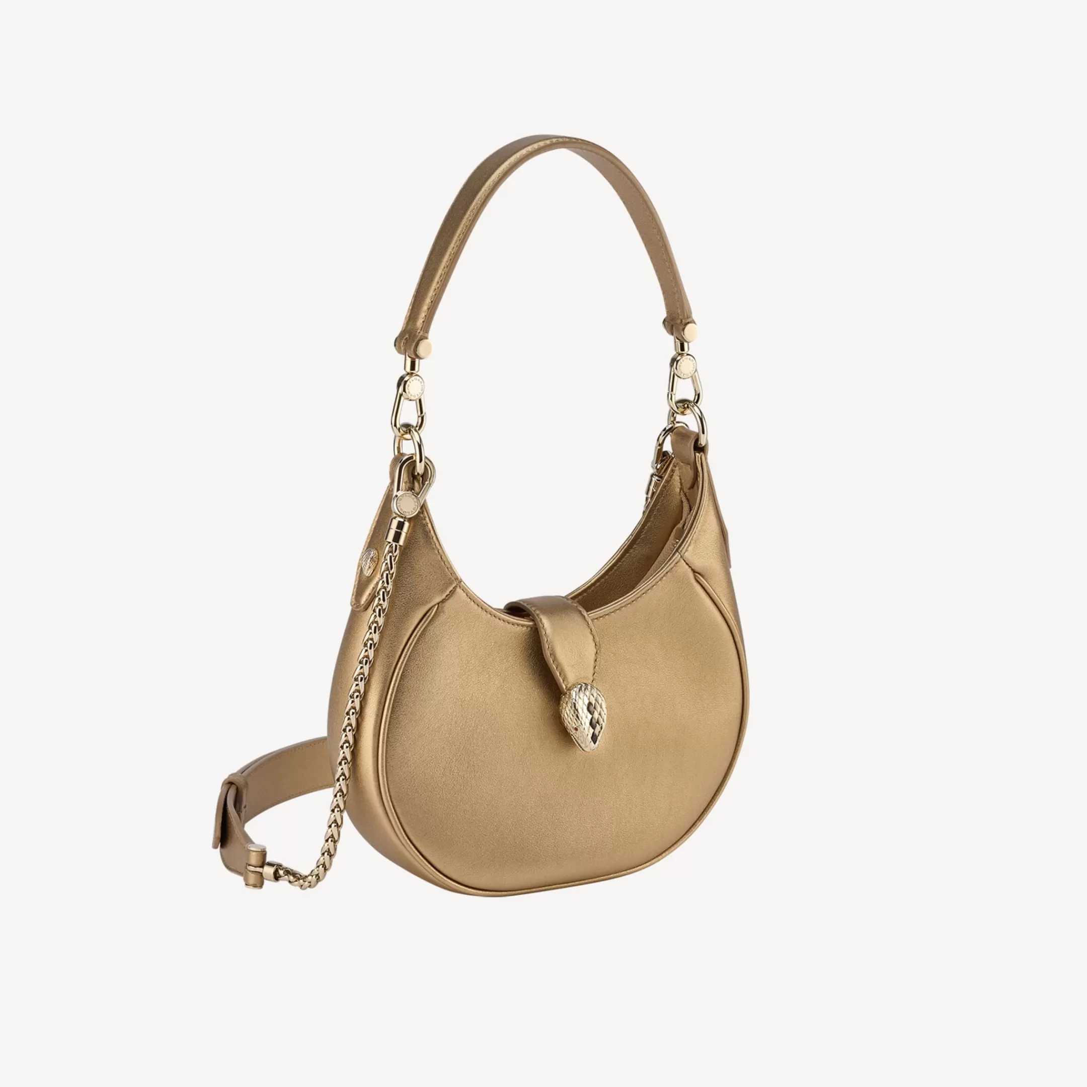 BVLGARI Serpenti Ellipse Crossbody-Tasche Gold Sale