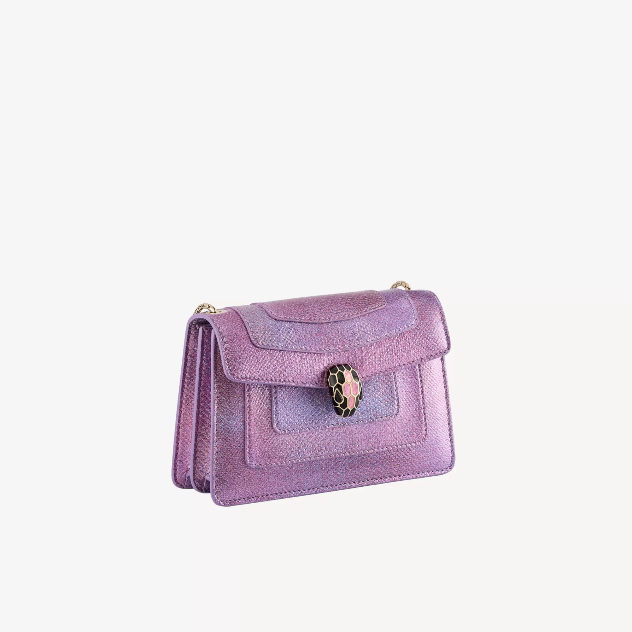 BVLGARI Serpenti Forever Crossbody-Minitasche Violett Cheap