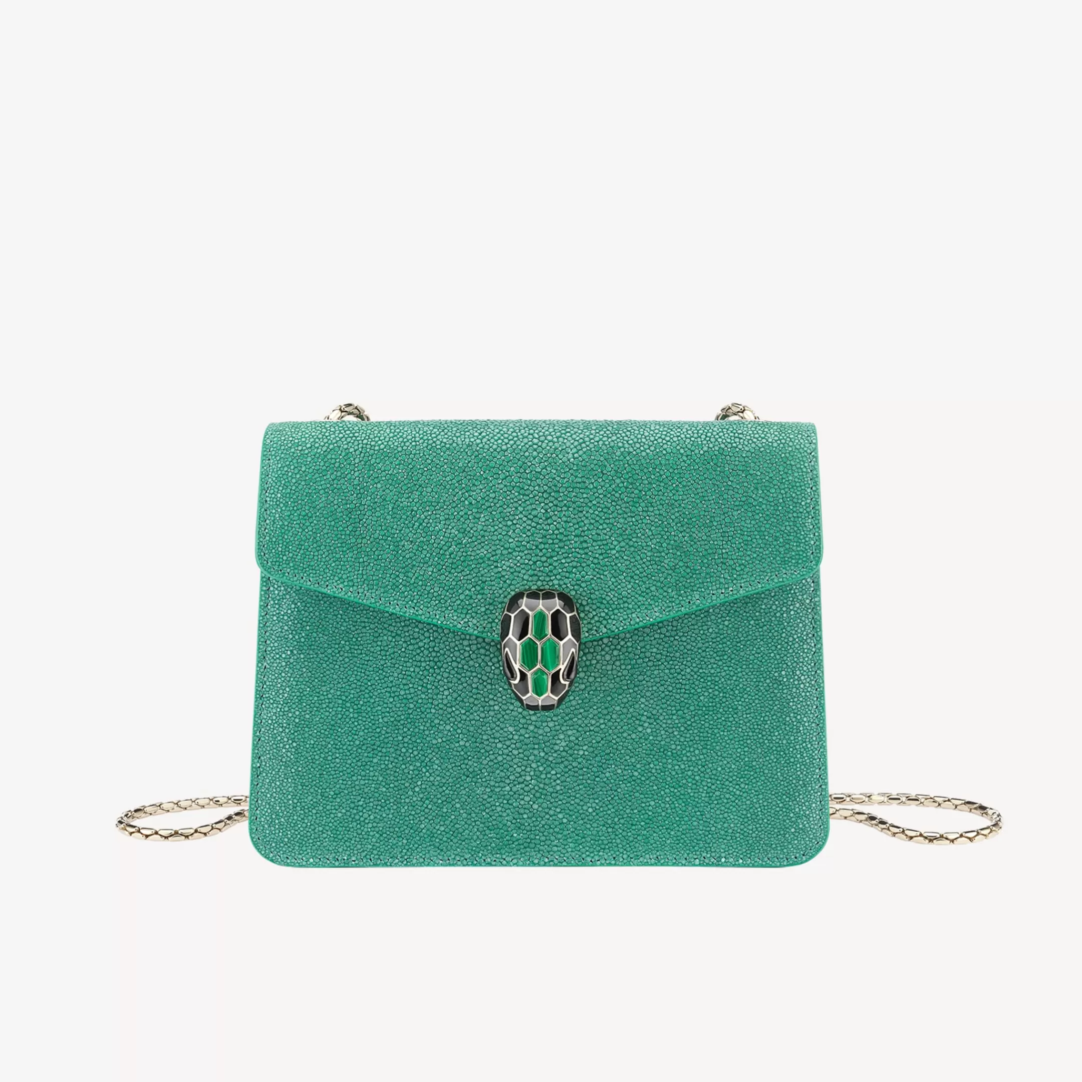 BVLGARI Serpenti Forever Crossbody-Tasche Grun Store