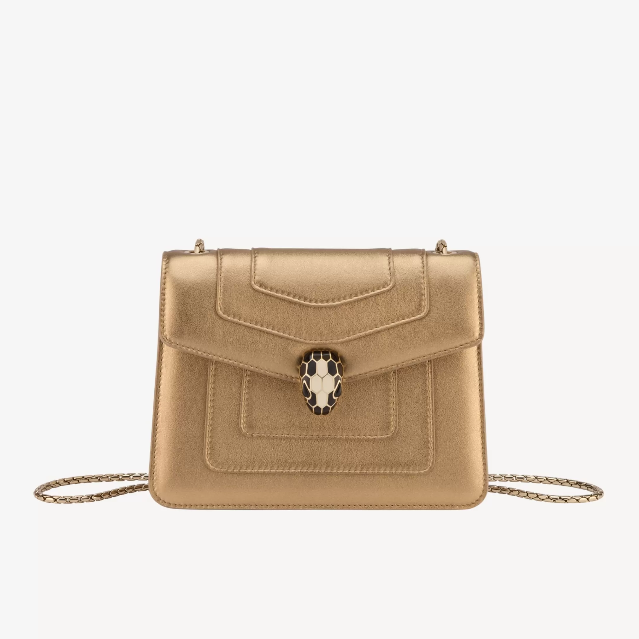 BVLGARI Serpenti Forever Crossbody-Tasche Gold Flash Sale