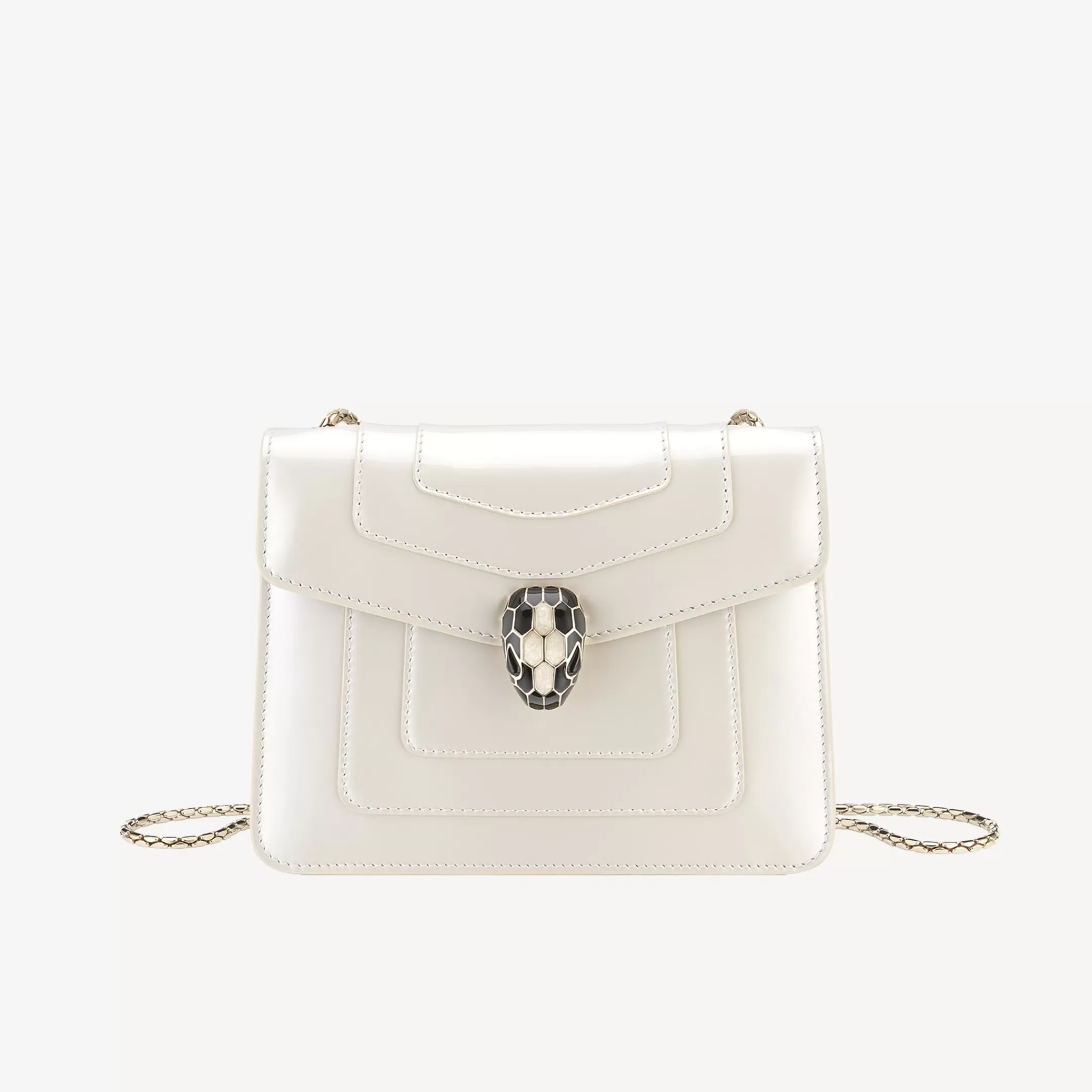 BVLGARI Serpenti Forever Crossbody-Tasche Weiss Hot