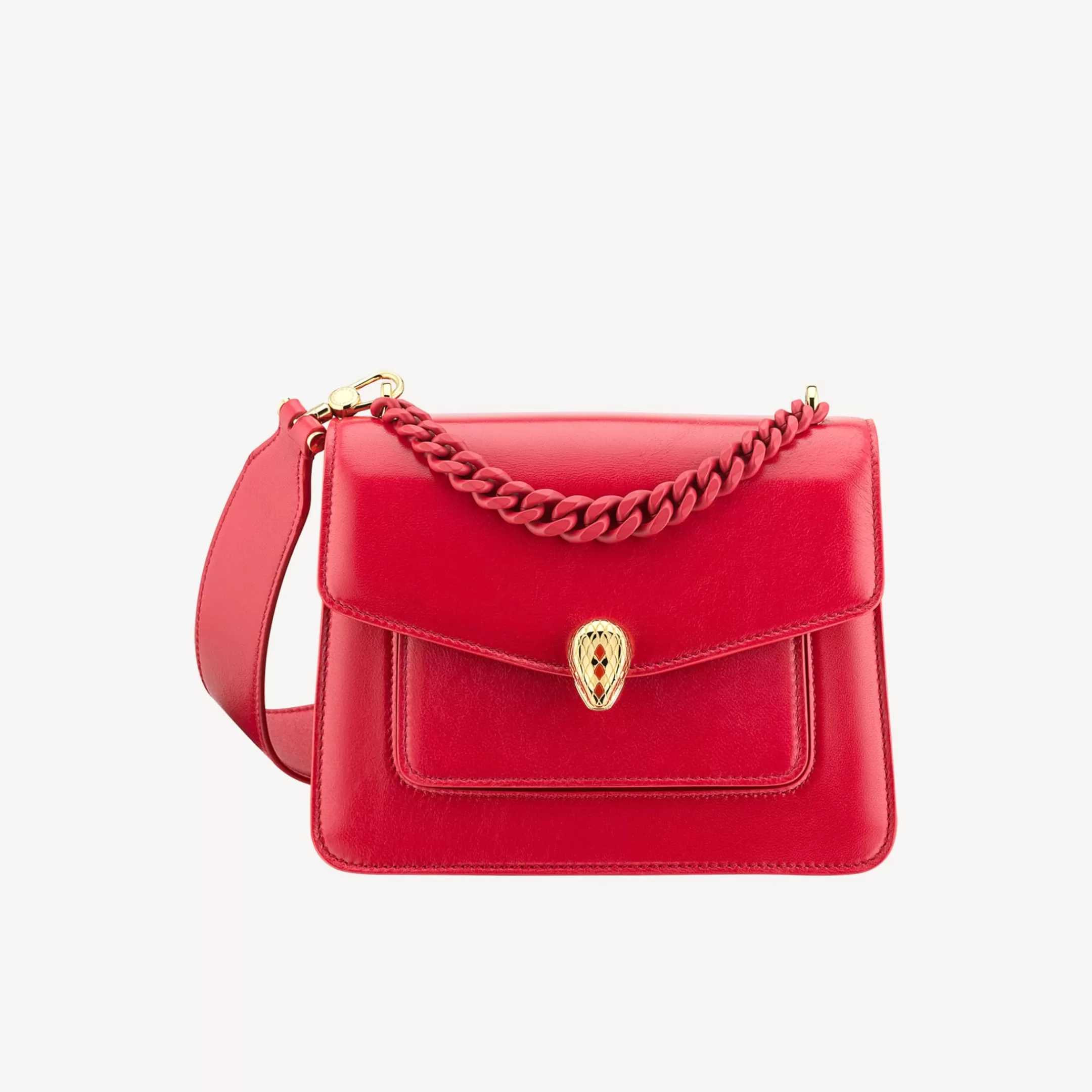 BVLGARI Serpenti Forever Crossbody-Tasche Rot Online