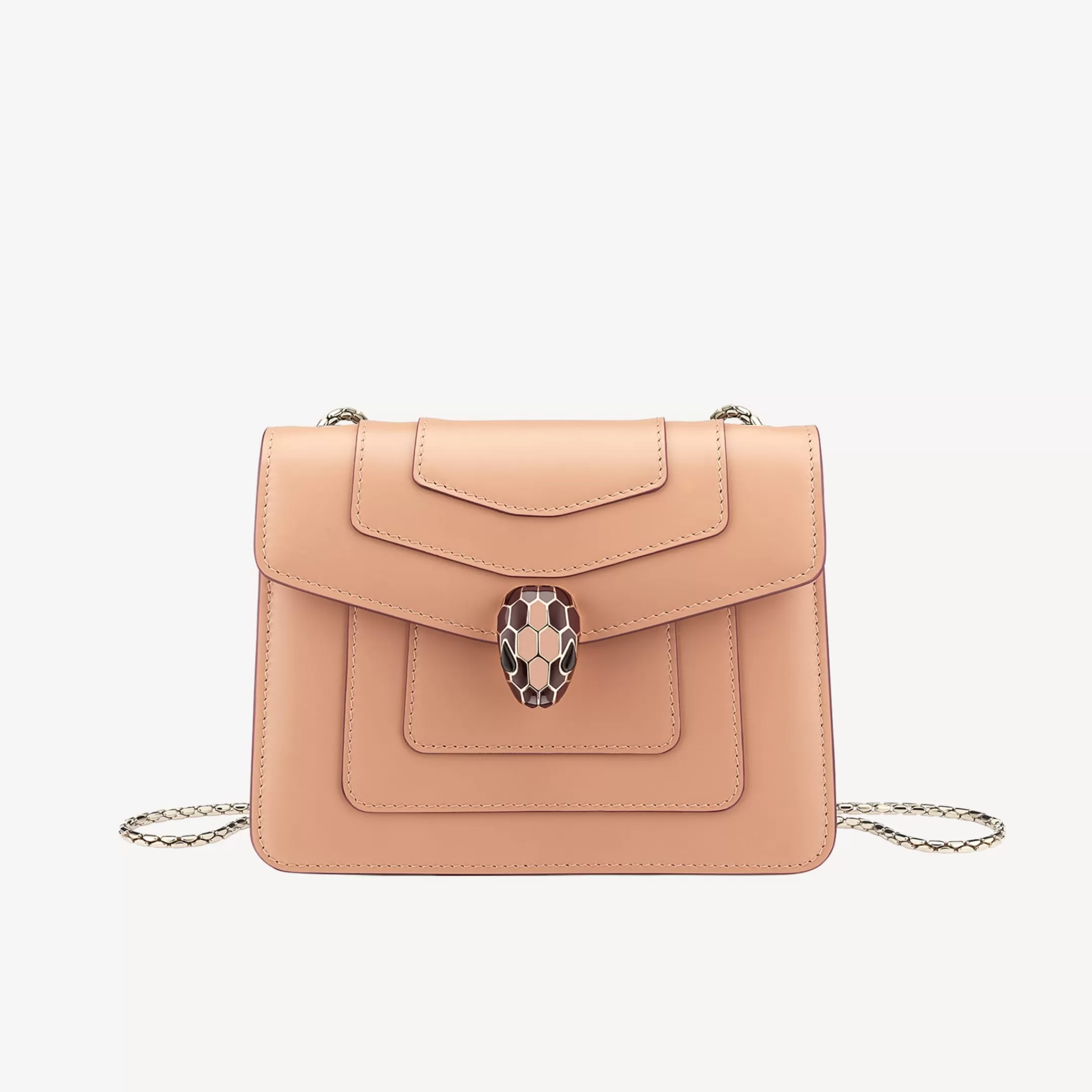 BVLGARI Serpenti Forever Crossbody-Tasche Beige Clearance