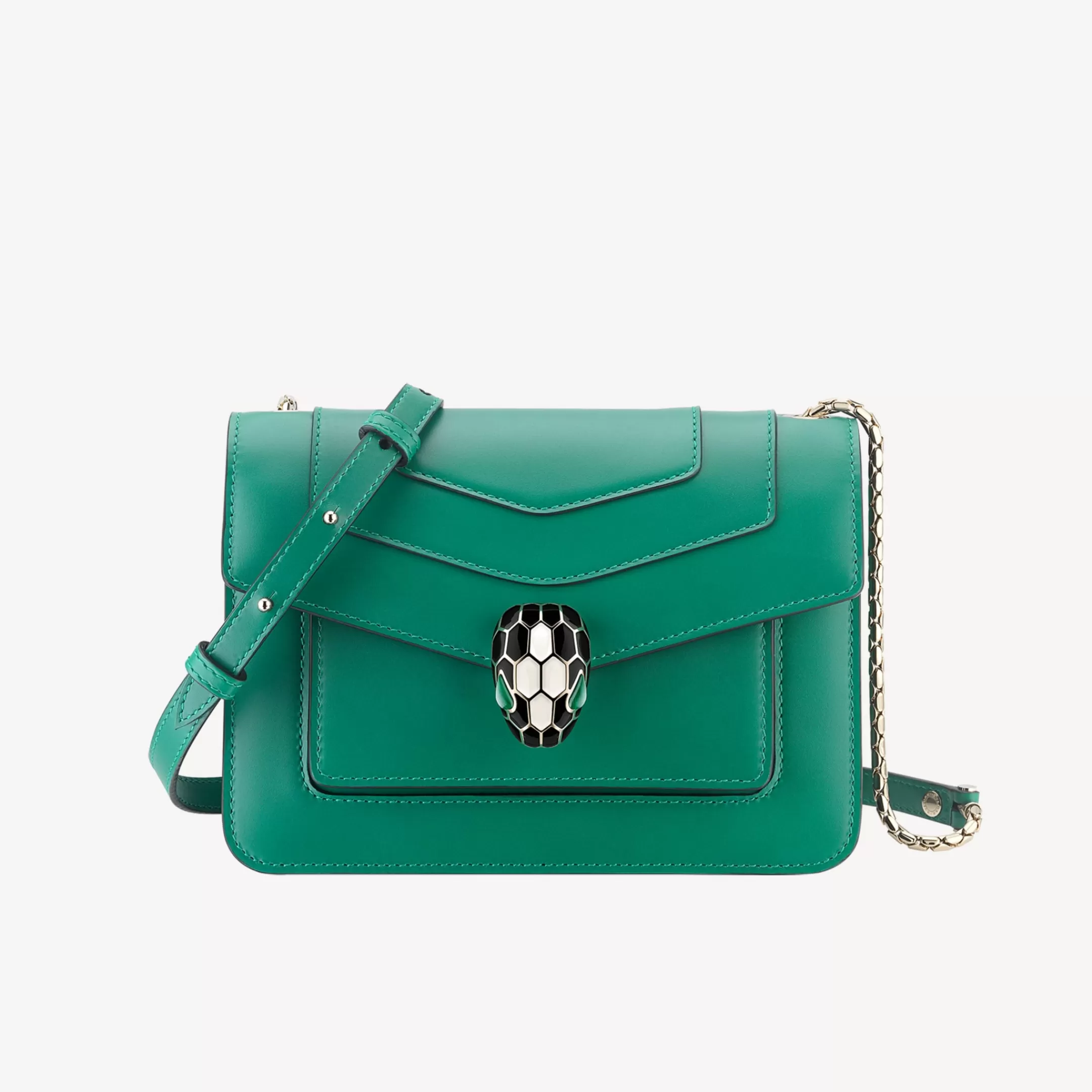 BVLGARI Serpenti Forever Crossbody-Tasche Grun Best Sale