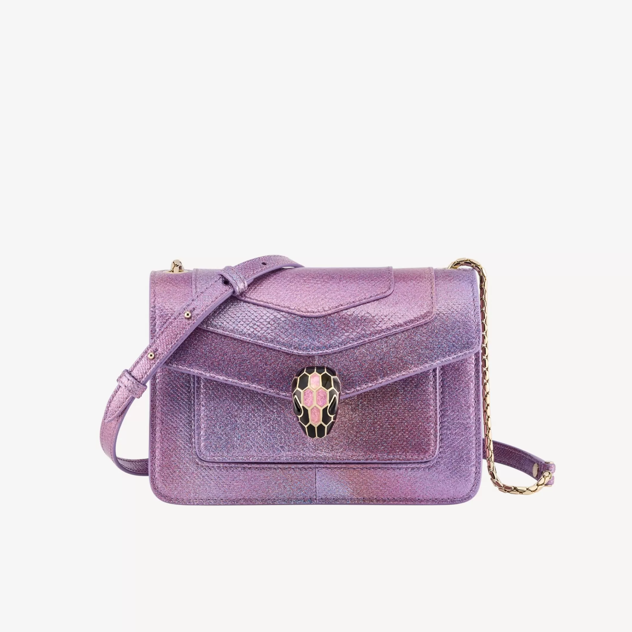 BVLGARI Serpenti Forever Crossbody-Tasche Violett Cheap