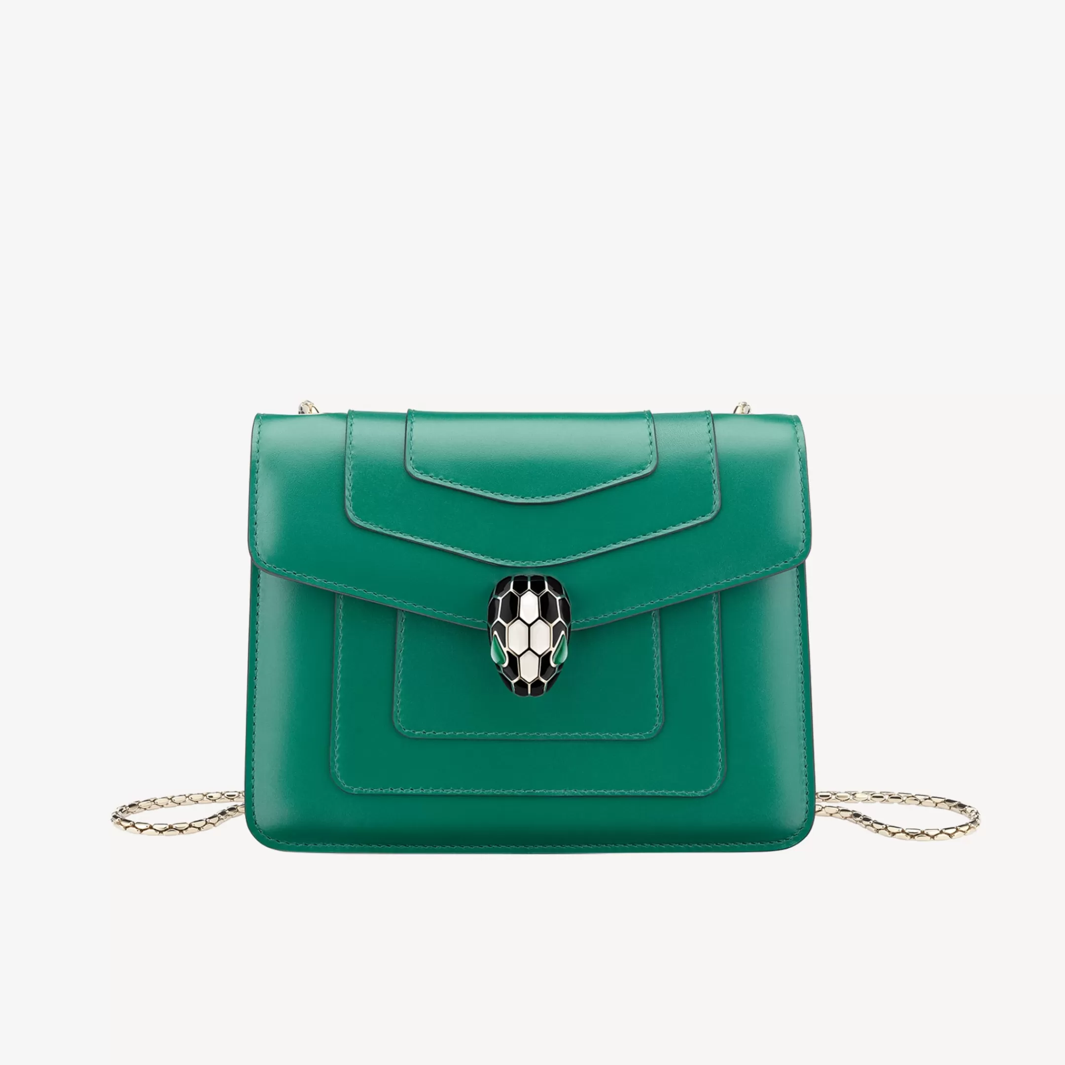 BVLGARI Serpenti Forever Crossbody-Tasche Grun Flash Sale