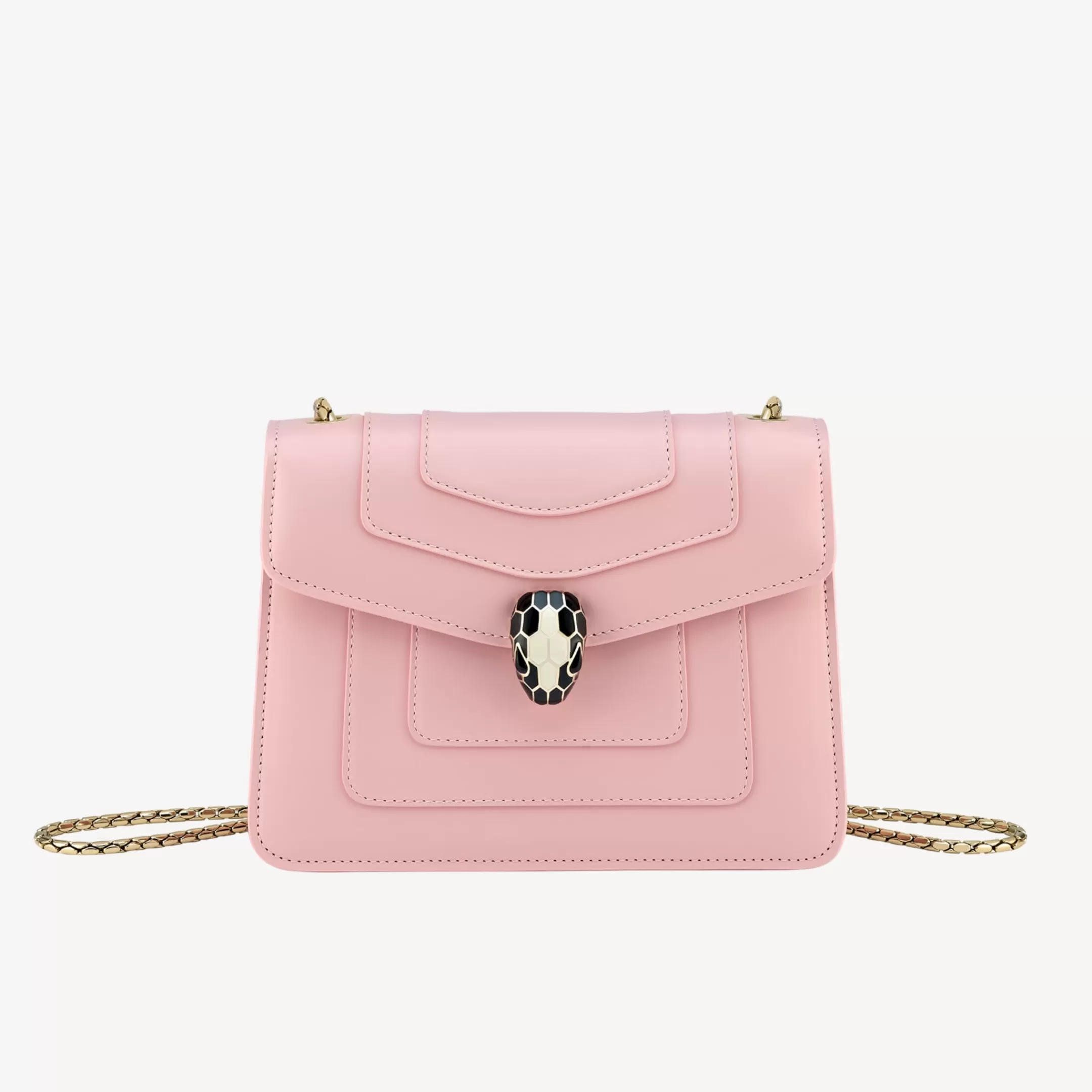 BVLGARI Serpenti Forever Crossbody-Tasche Rosa New