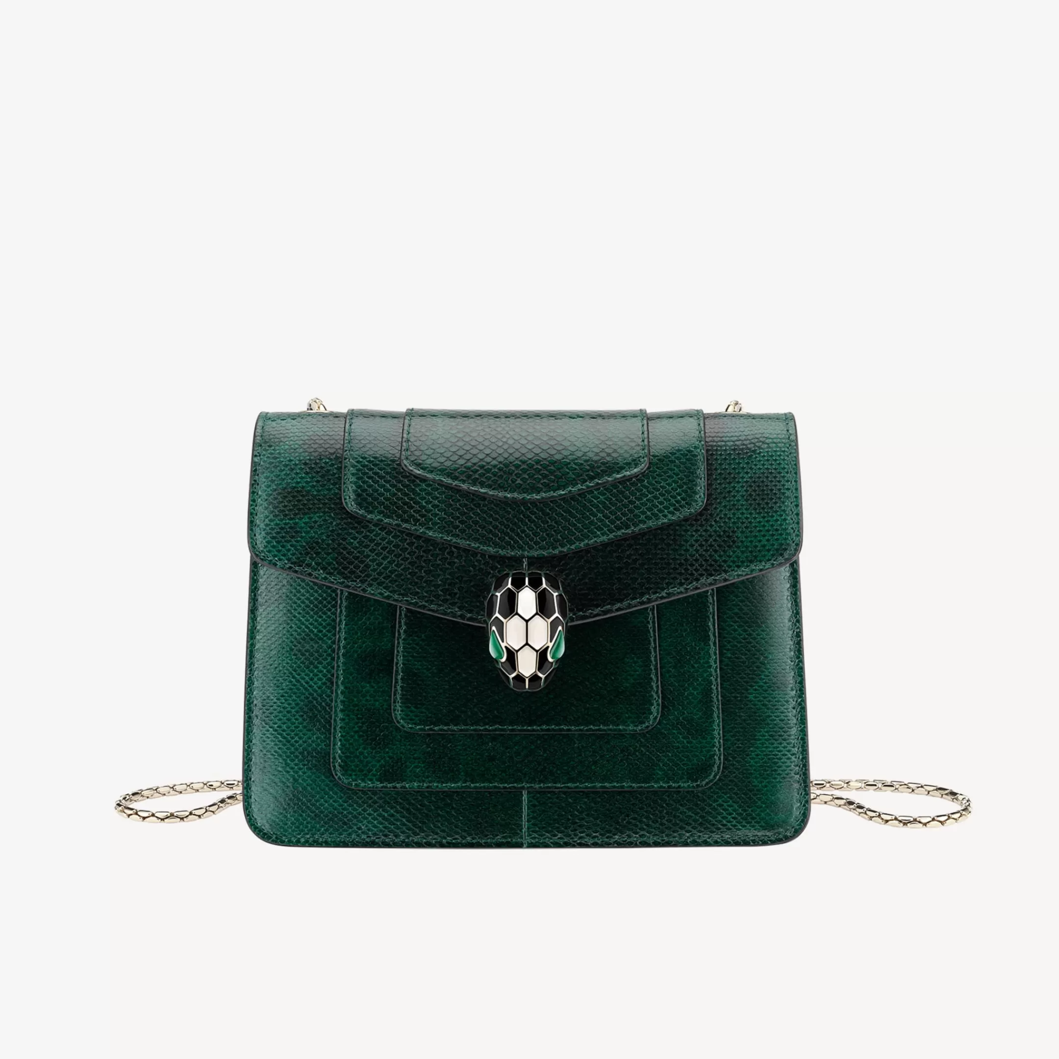 BVLGARI Serpenti Forever Crossbody-Tasche Grun Store