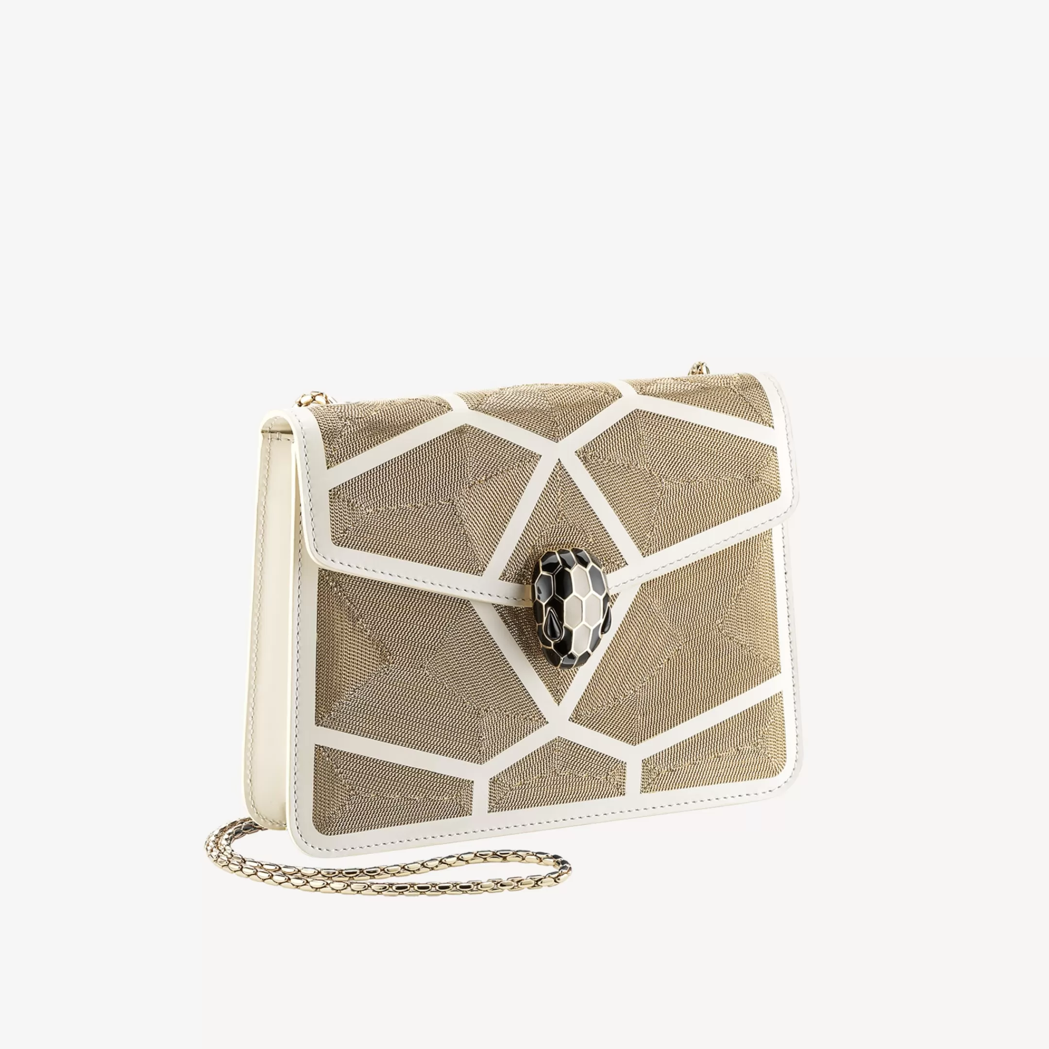 BVLGARI Serpenti Forever Crossbody-Tasche Weiss Discount