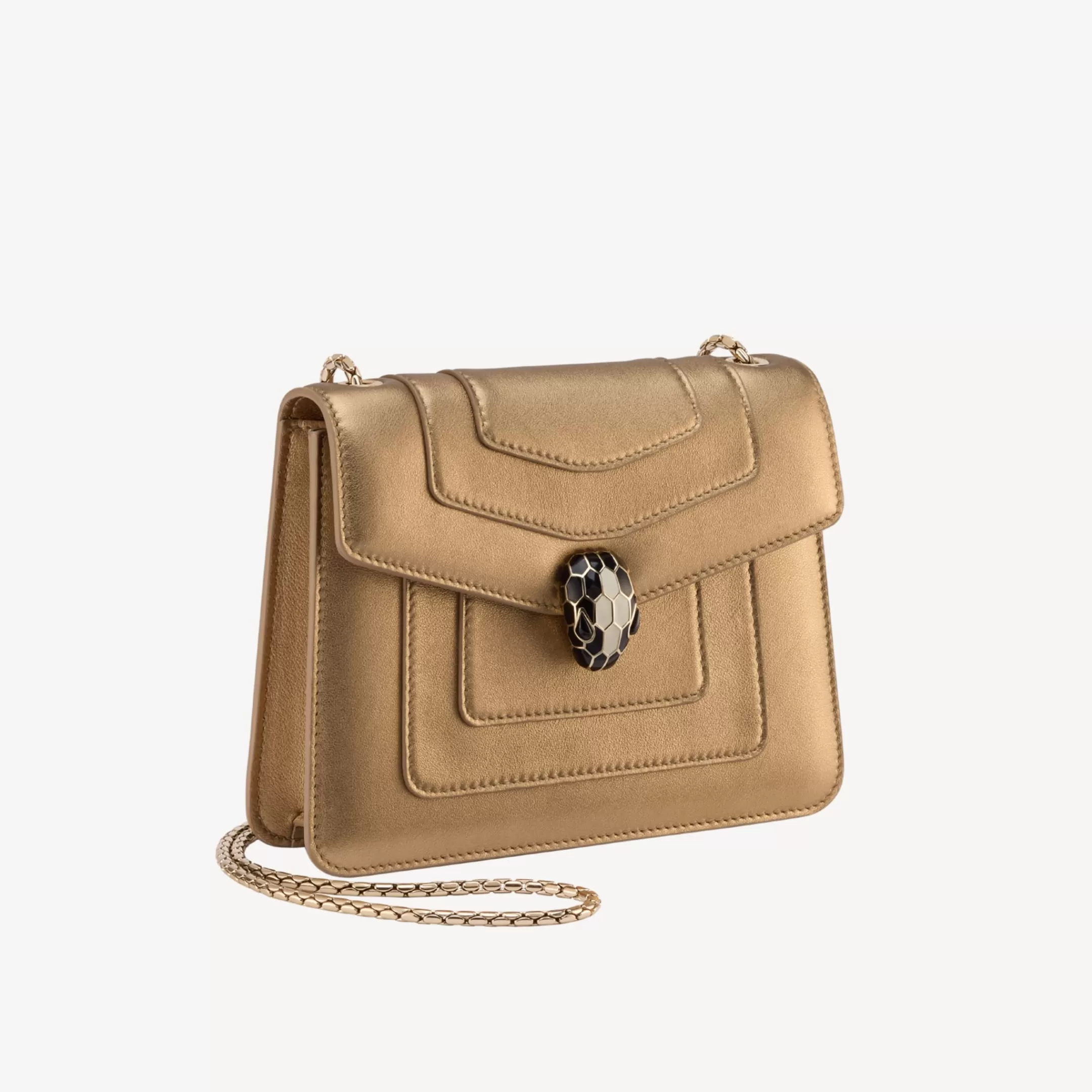 BVLGARI Serpenti Forever Crossbody-Tasche Gold Flash Sale