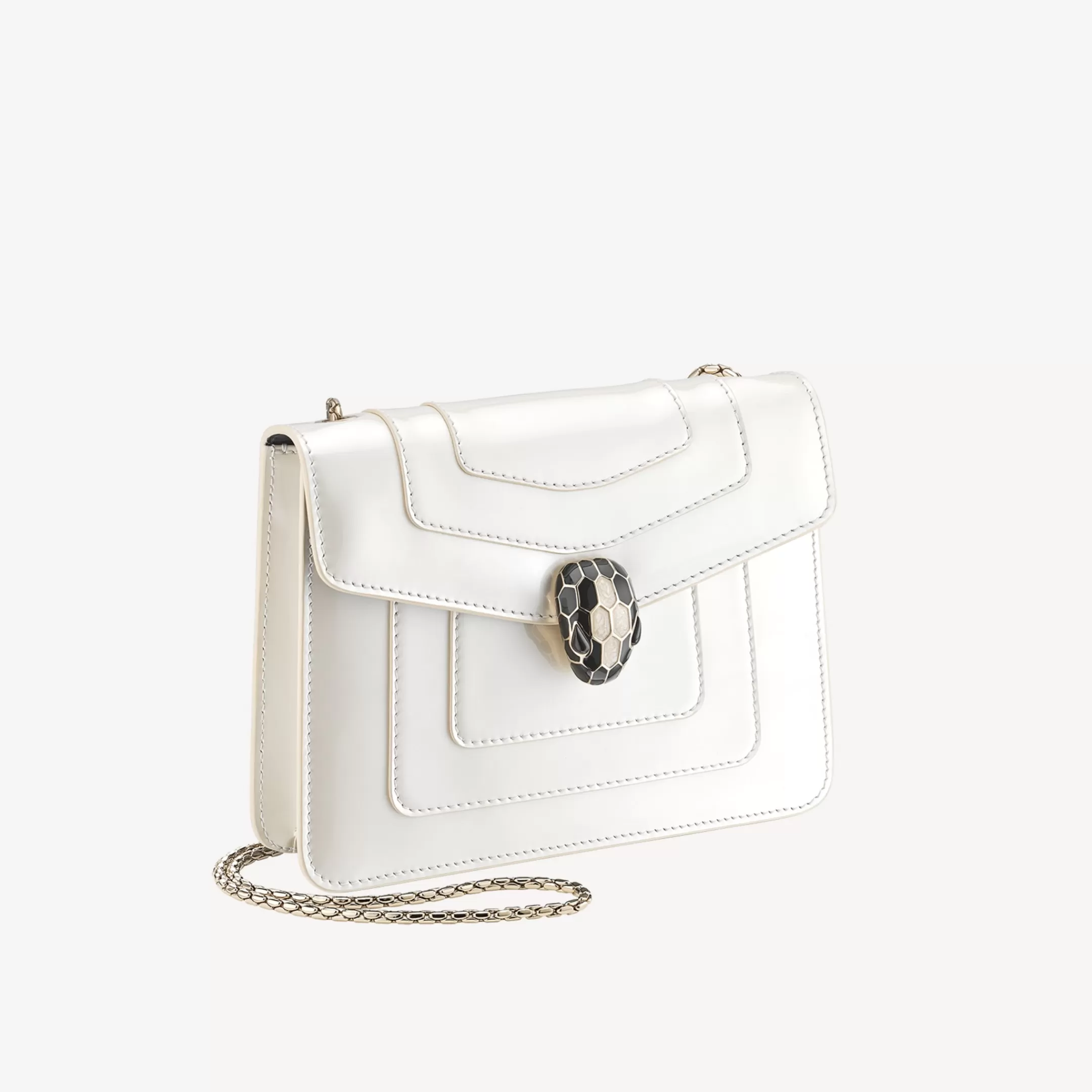 BVLGARI Serpenti Forever Crossbody-Tasche Weiss Hot