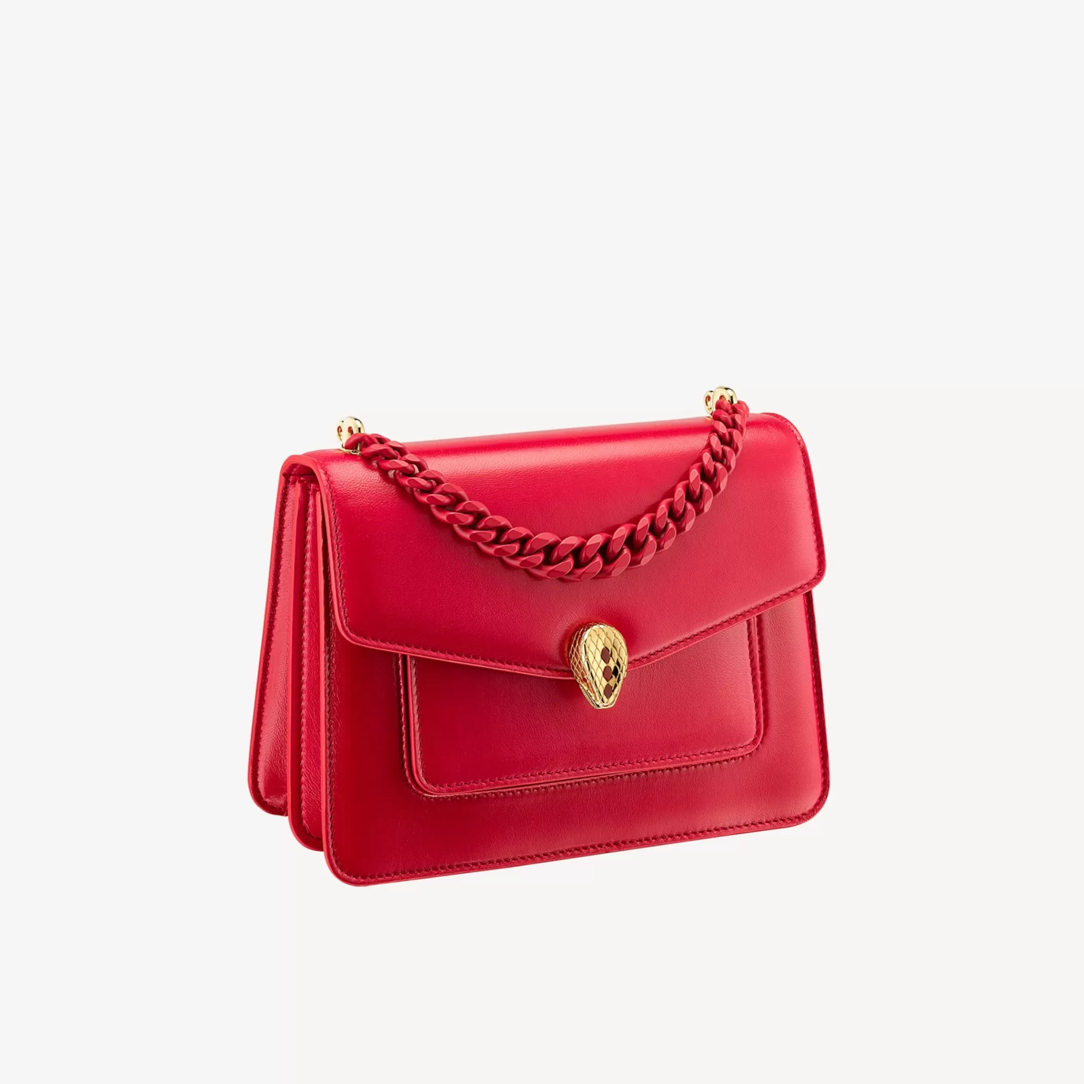 BVLGARI Serpenti Forever Crossbody-Tasche Rot Online