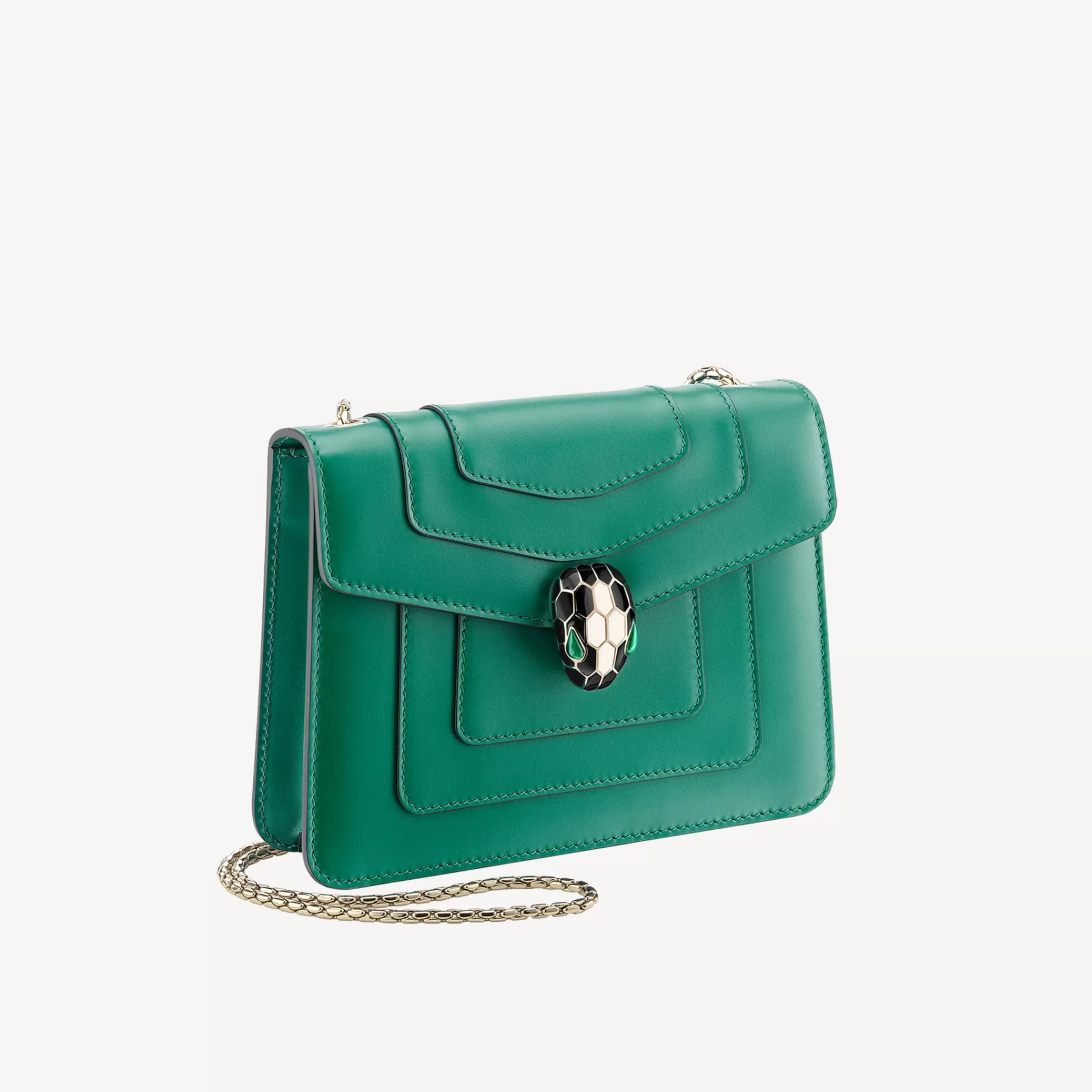 BVLGARI Serpenti Forever Crossbody-Tasche Grun Flash Sale