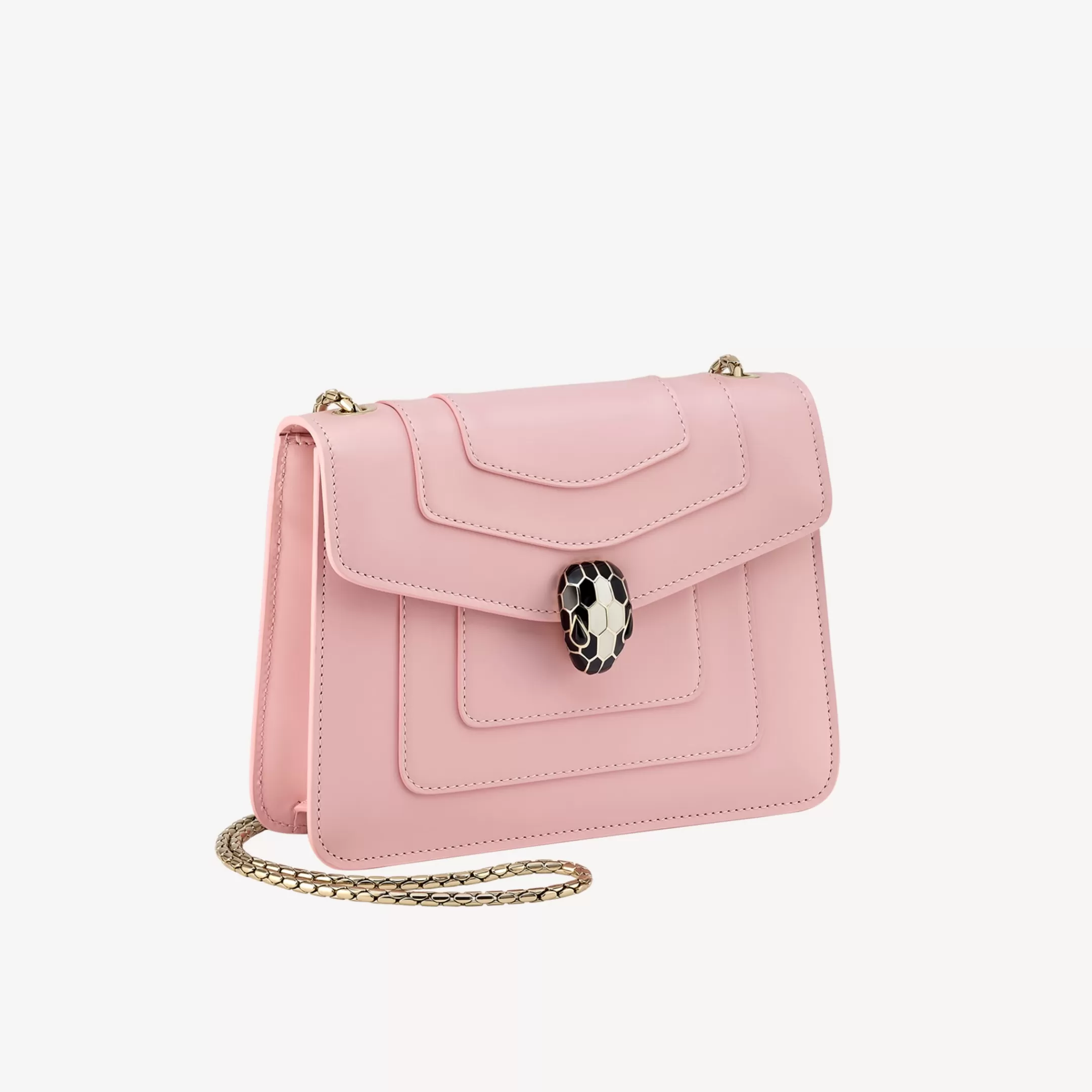 BVLGARI Serpenti Forever Crossbody-Tasche Rosa New