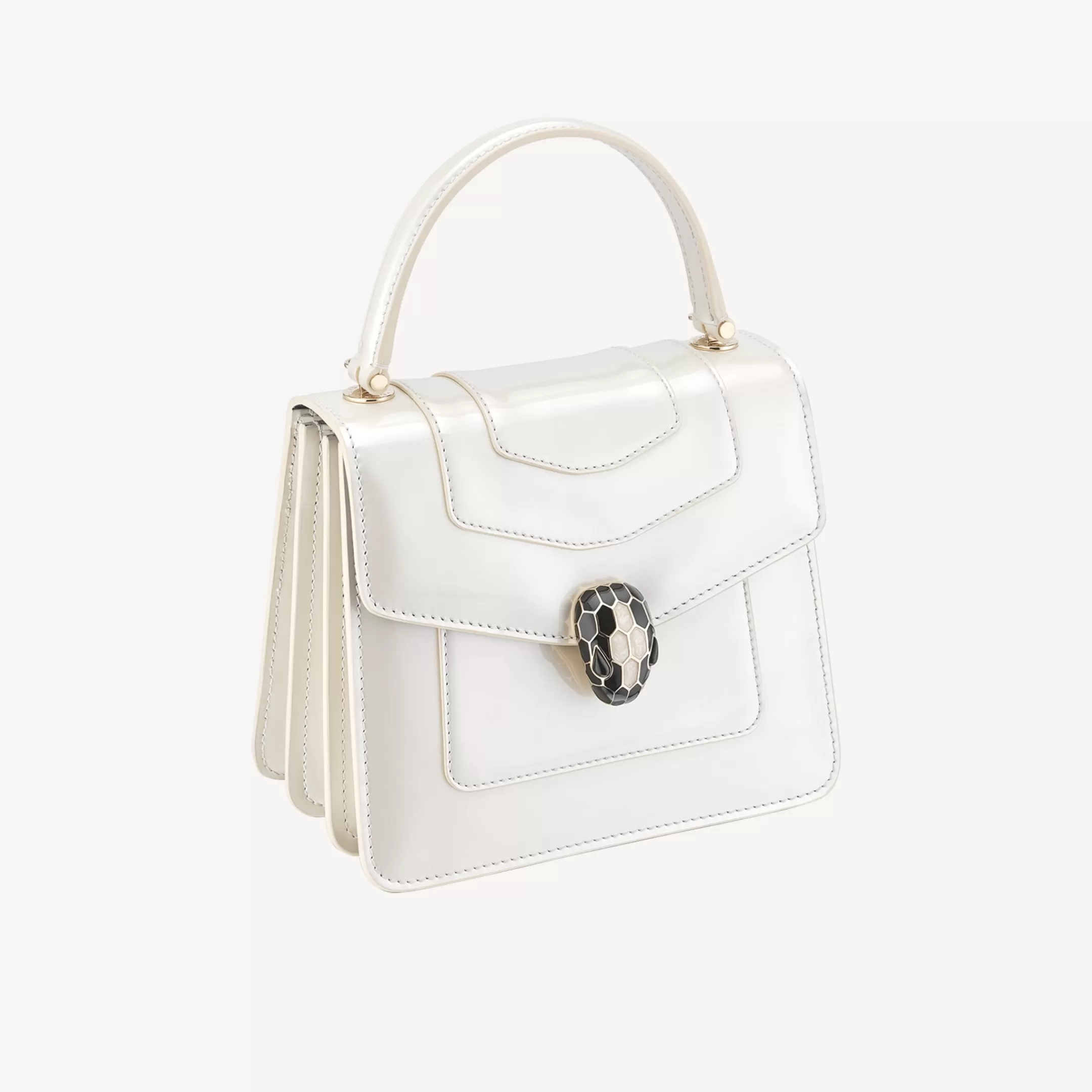 BVLGARI Serpenti Forever Crossbody-Tasche Weiss Best Sale