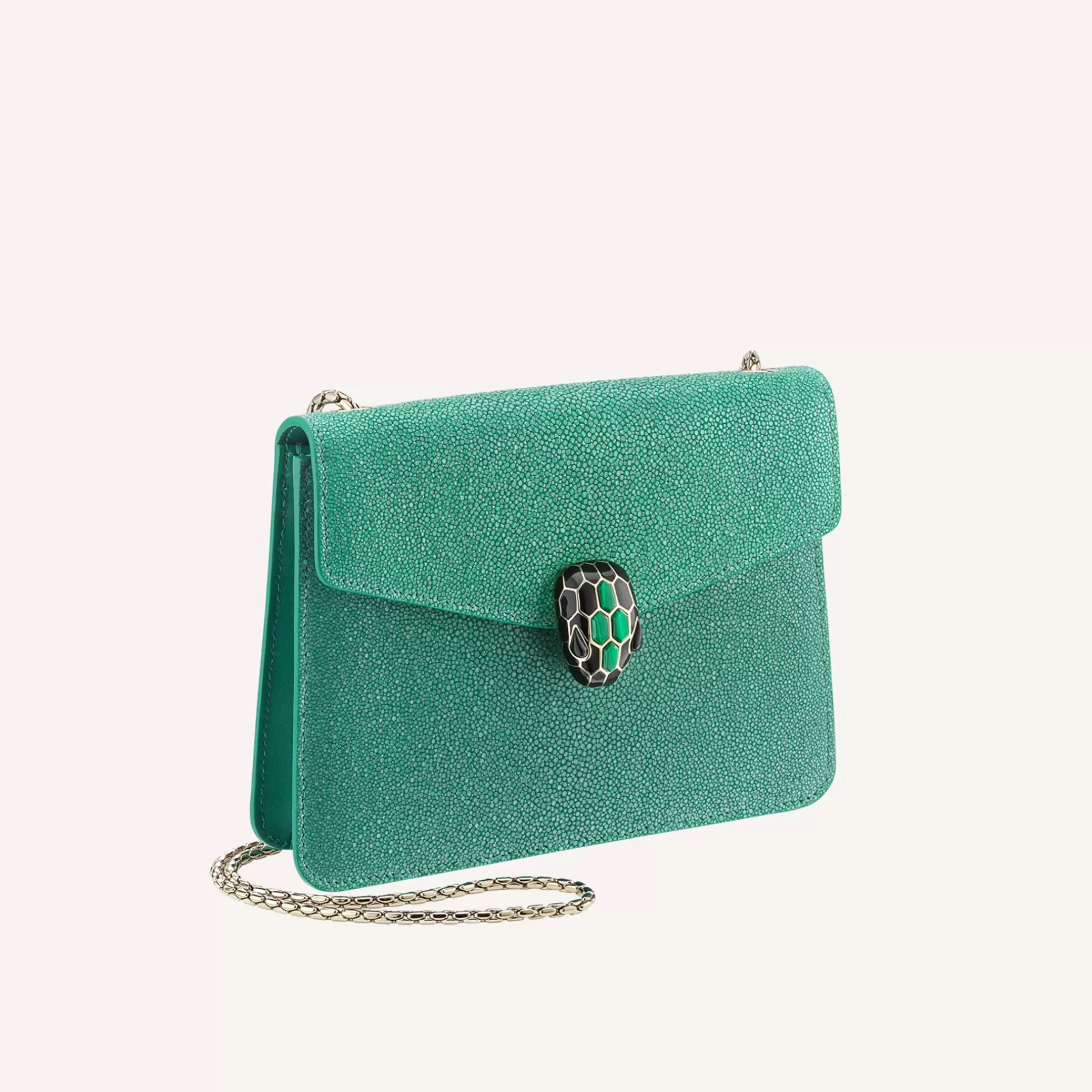 BVLGARI Serpenti Forever Crossbody-Tasche Grun Store