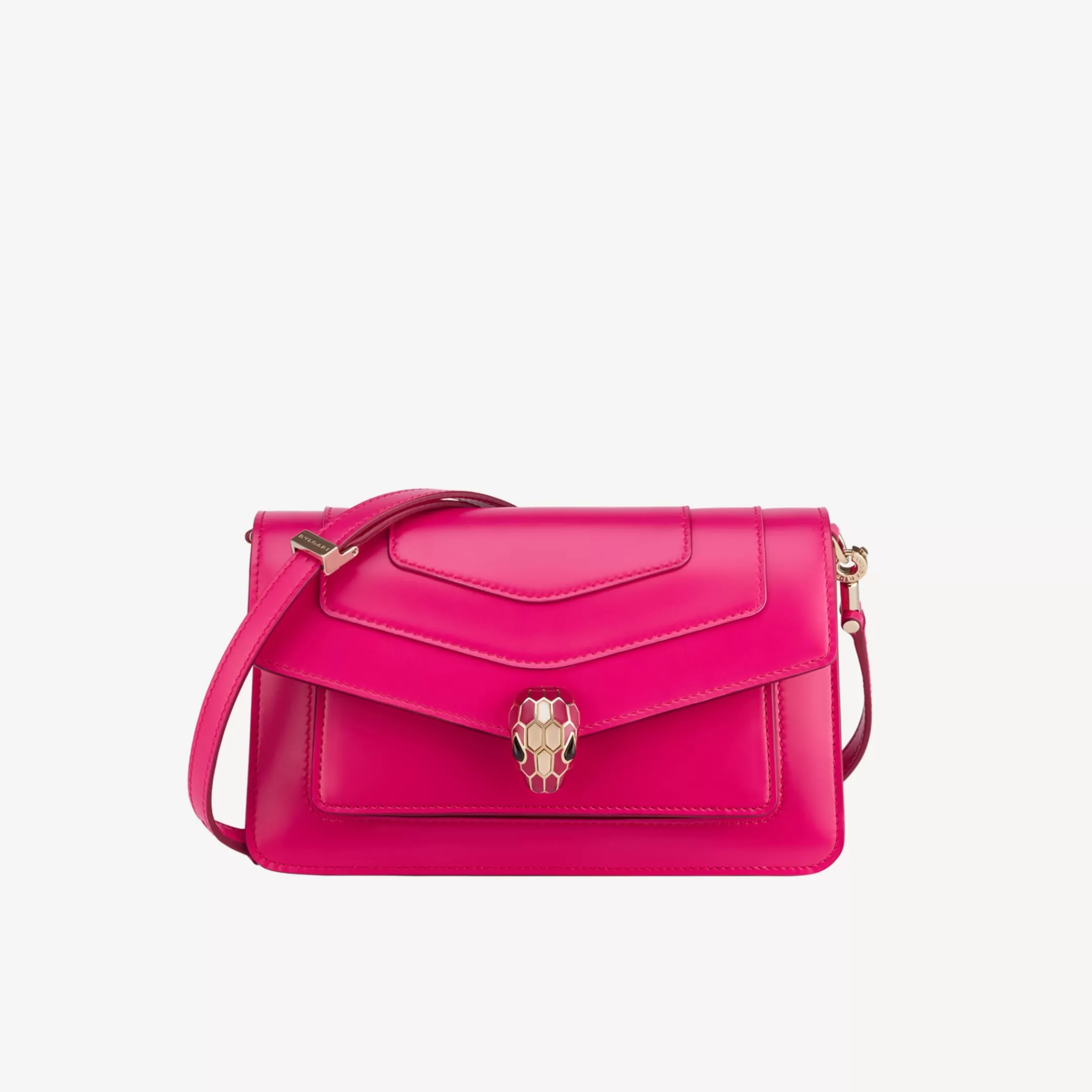 BVLGARI Serpenti Forever East-West Schultertasche Rosa Hot