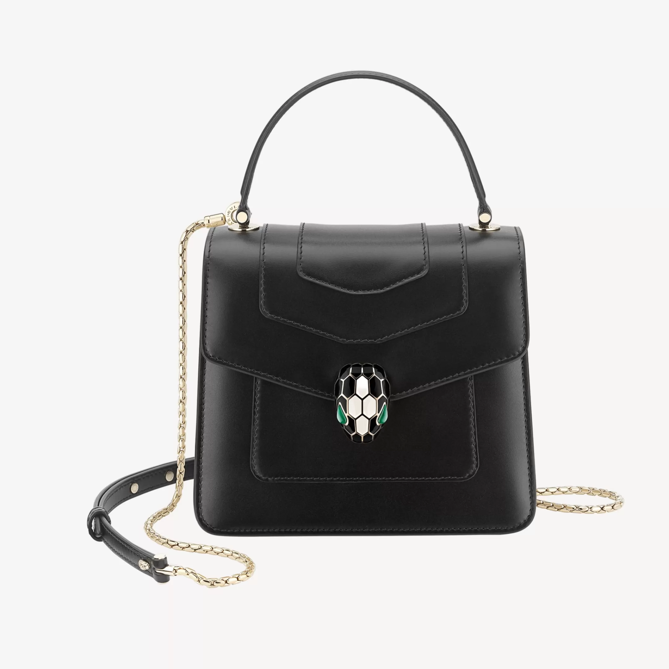 BVLGARI Serpenti Forever Henkeltasche Schwarz Store