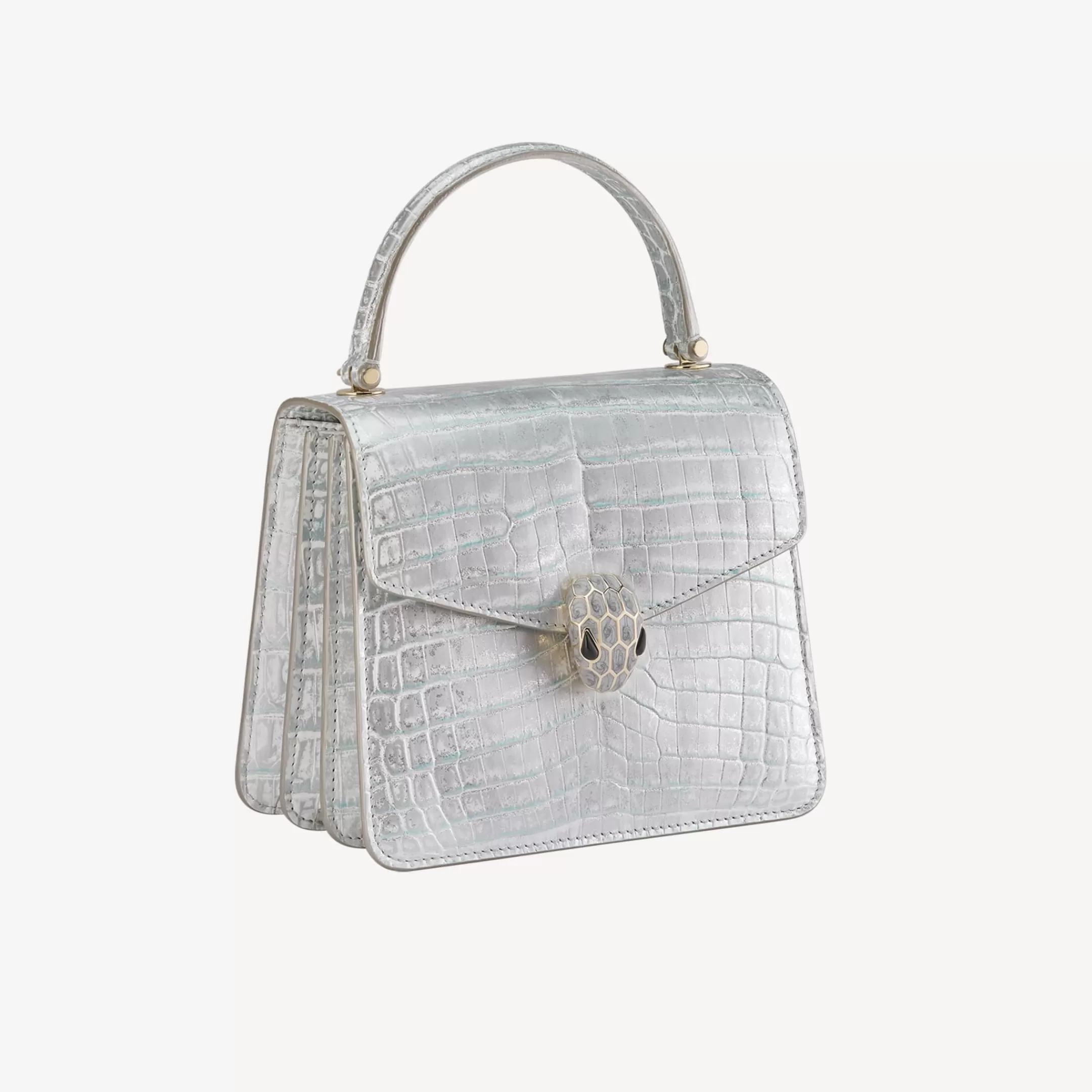 BVLGARI Serpenti Forever Henkeltasche Weiss Hot