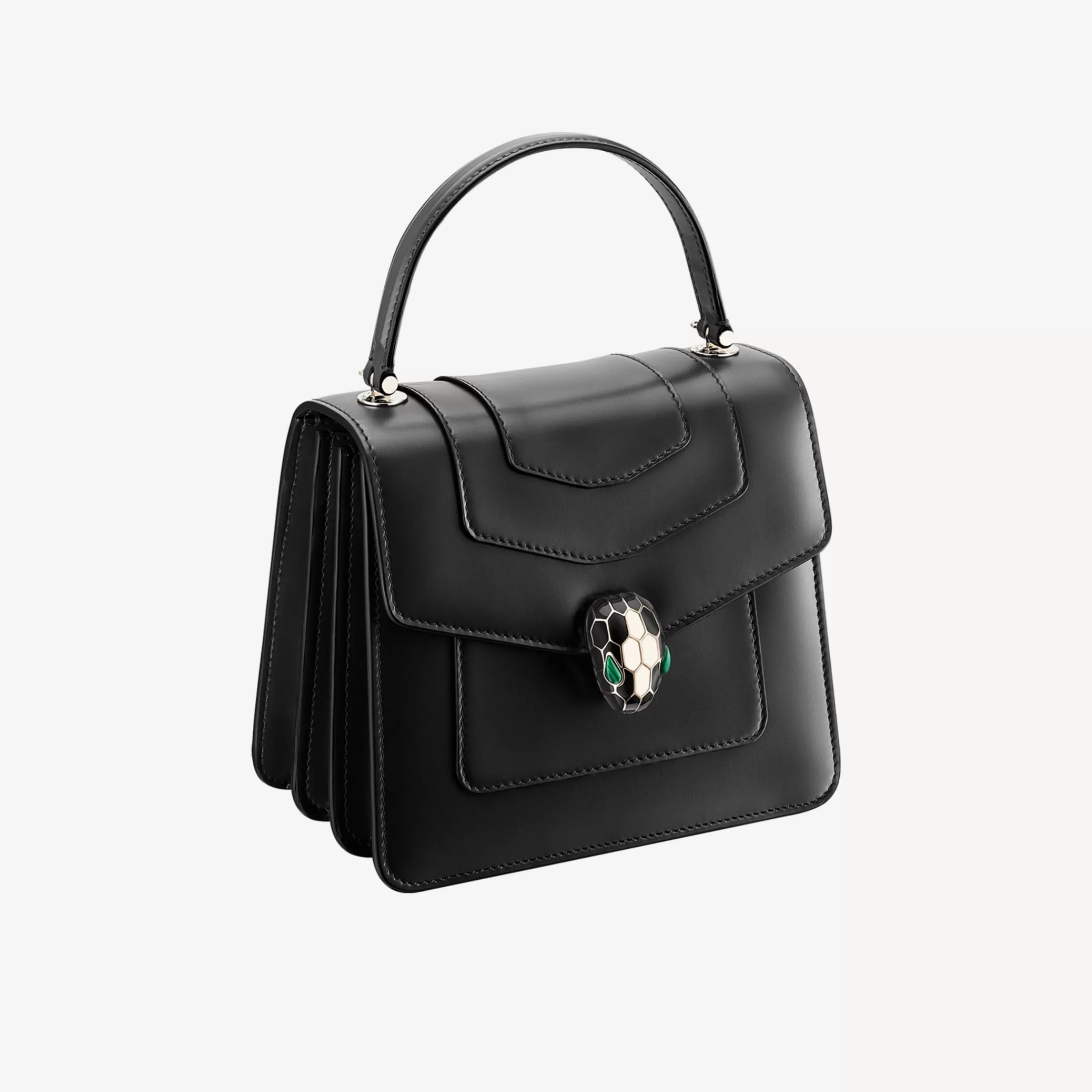 BVLGARI Serpenti Forever Henkeltasche Schwarz Store