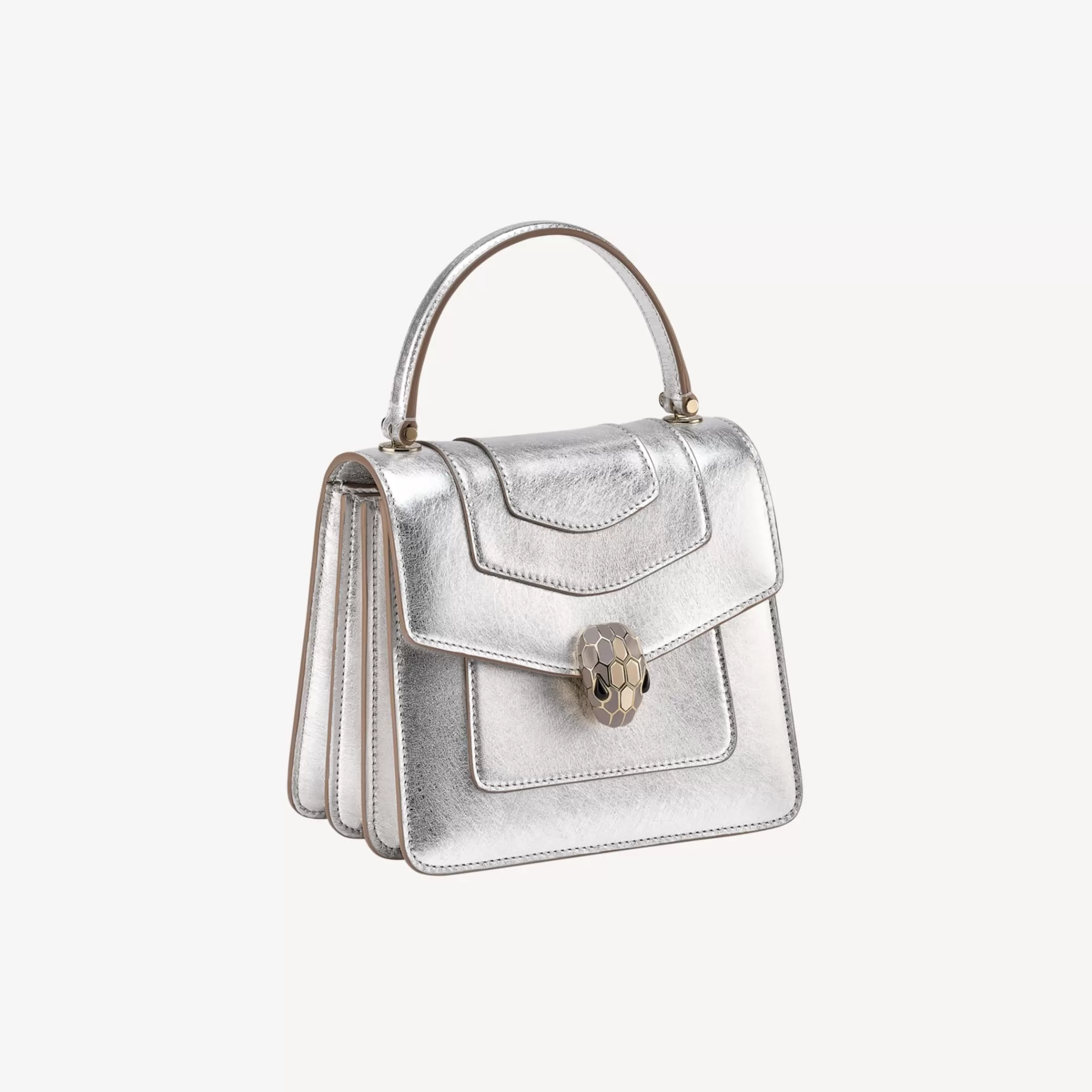 BVLGARI Serpenti Forever Henkeltasche Silber Best