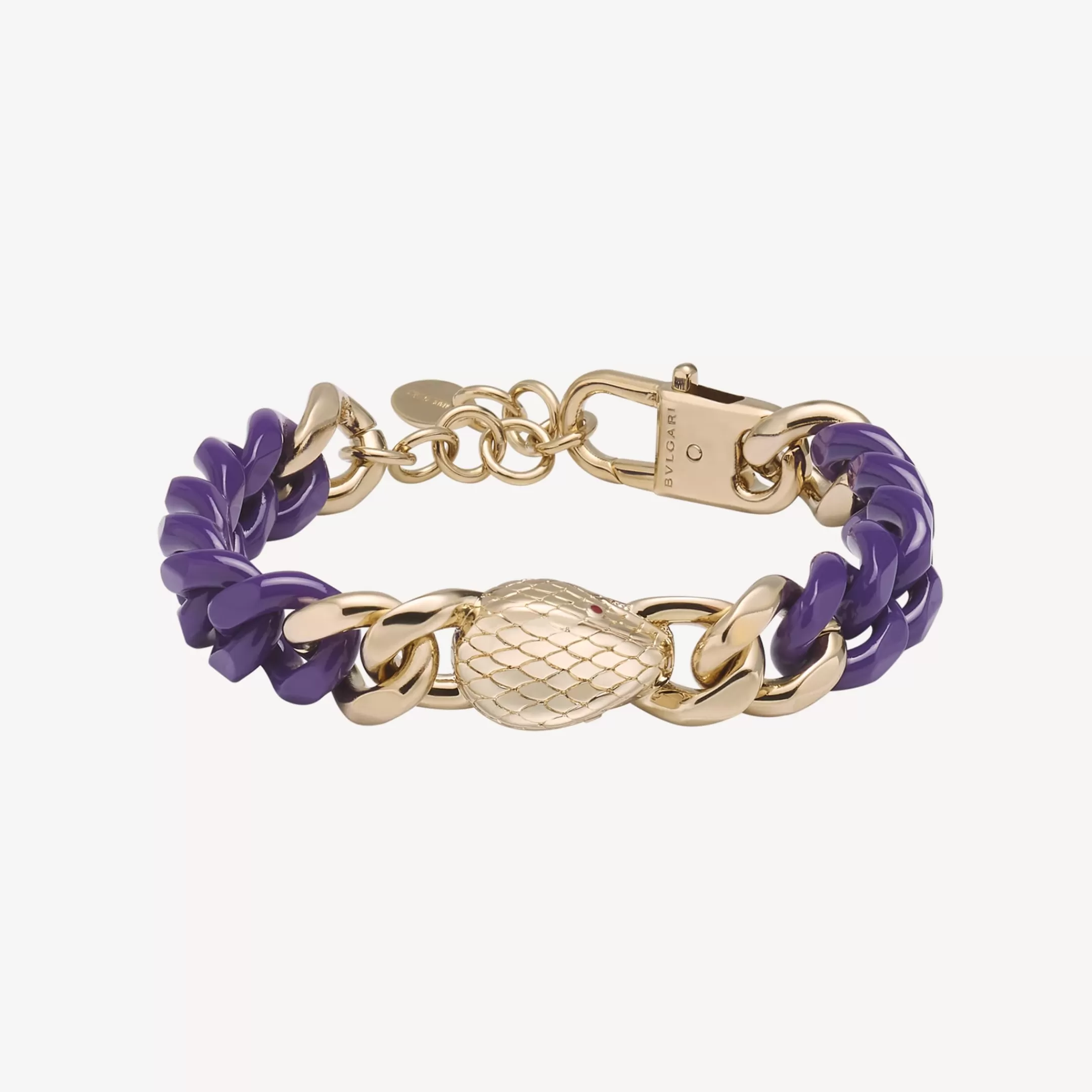 BVLGARI Serpenti Forever Maxi Chain Armband Violett Sale