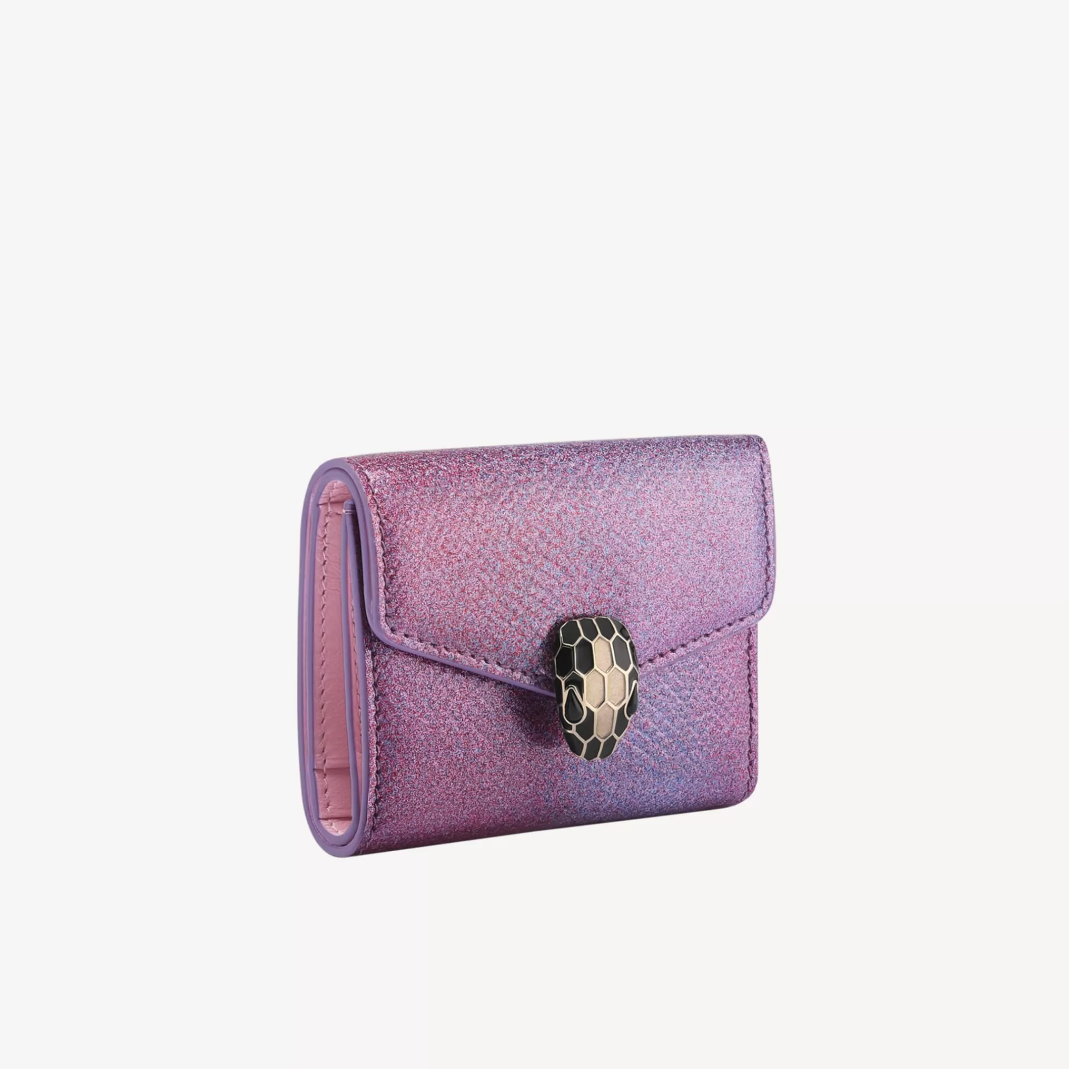 BVLGARI Serpenti Forever Trifold Portemonnaie Violett Outlet