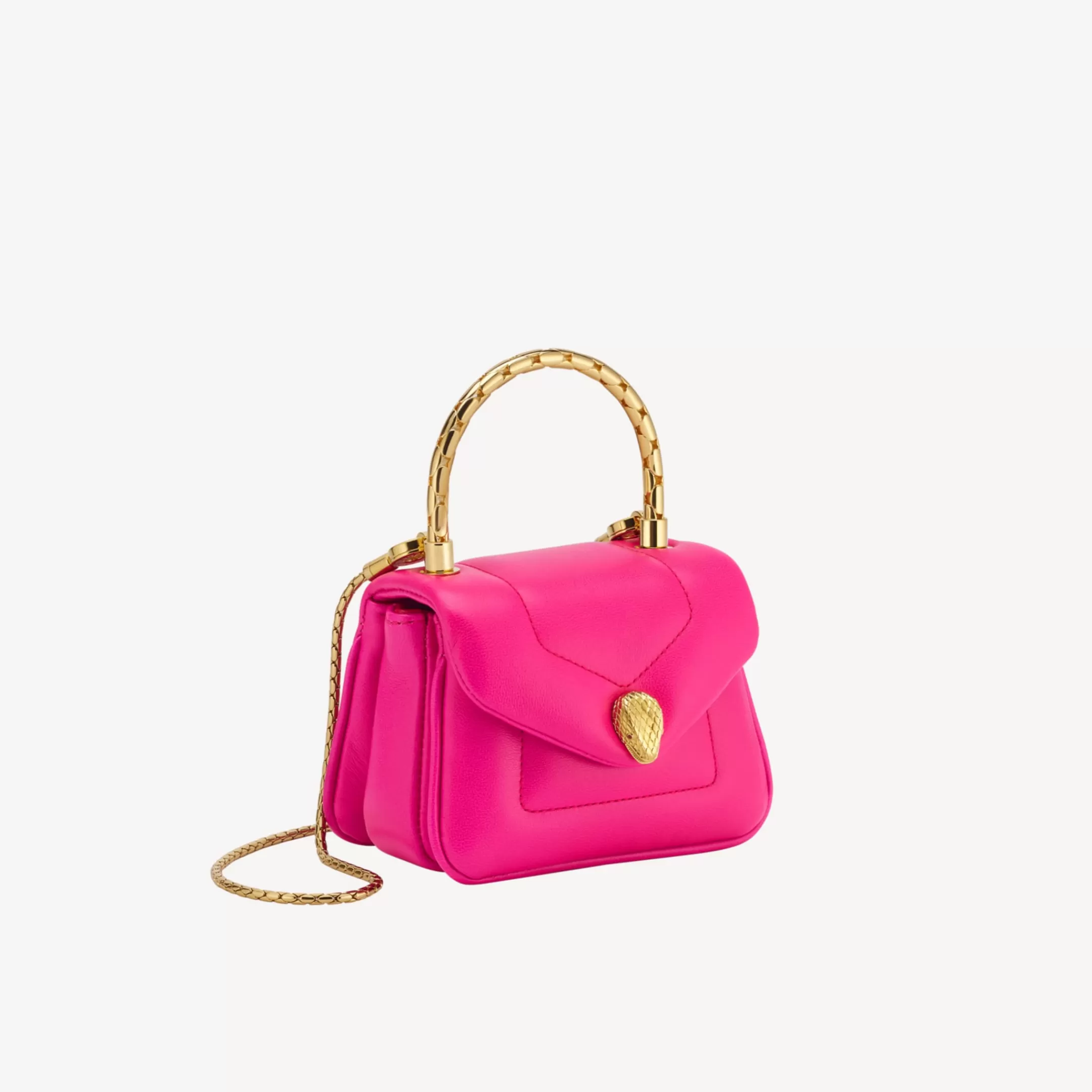 BVLGARI Serpenti Reverse Micro Henkeltasche Rosa Cheap