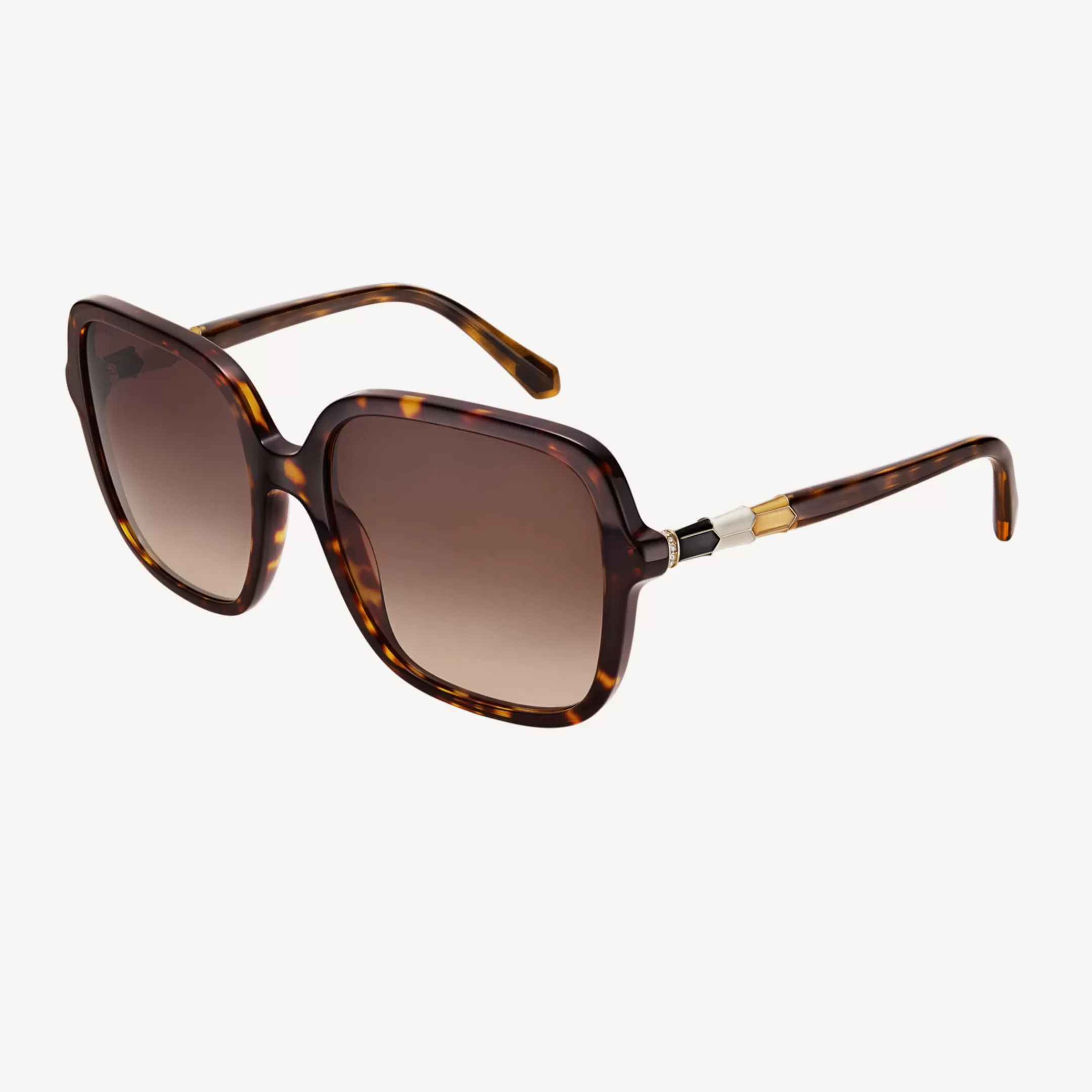 BVLGARI Serpenti Sonnenbrille Braun New