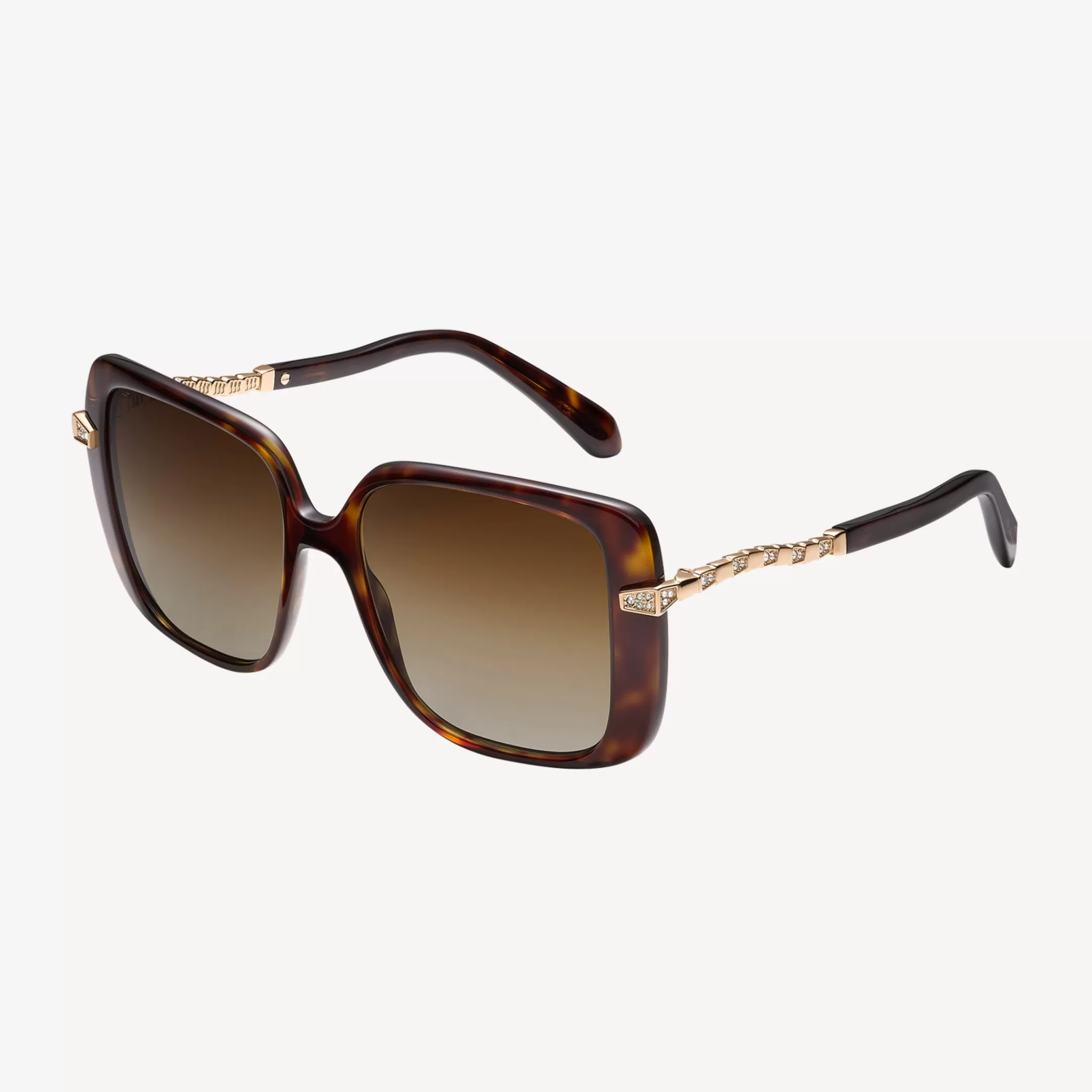 BVLGARI Serpenti Sonnenbrille Braun Fashion