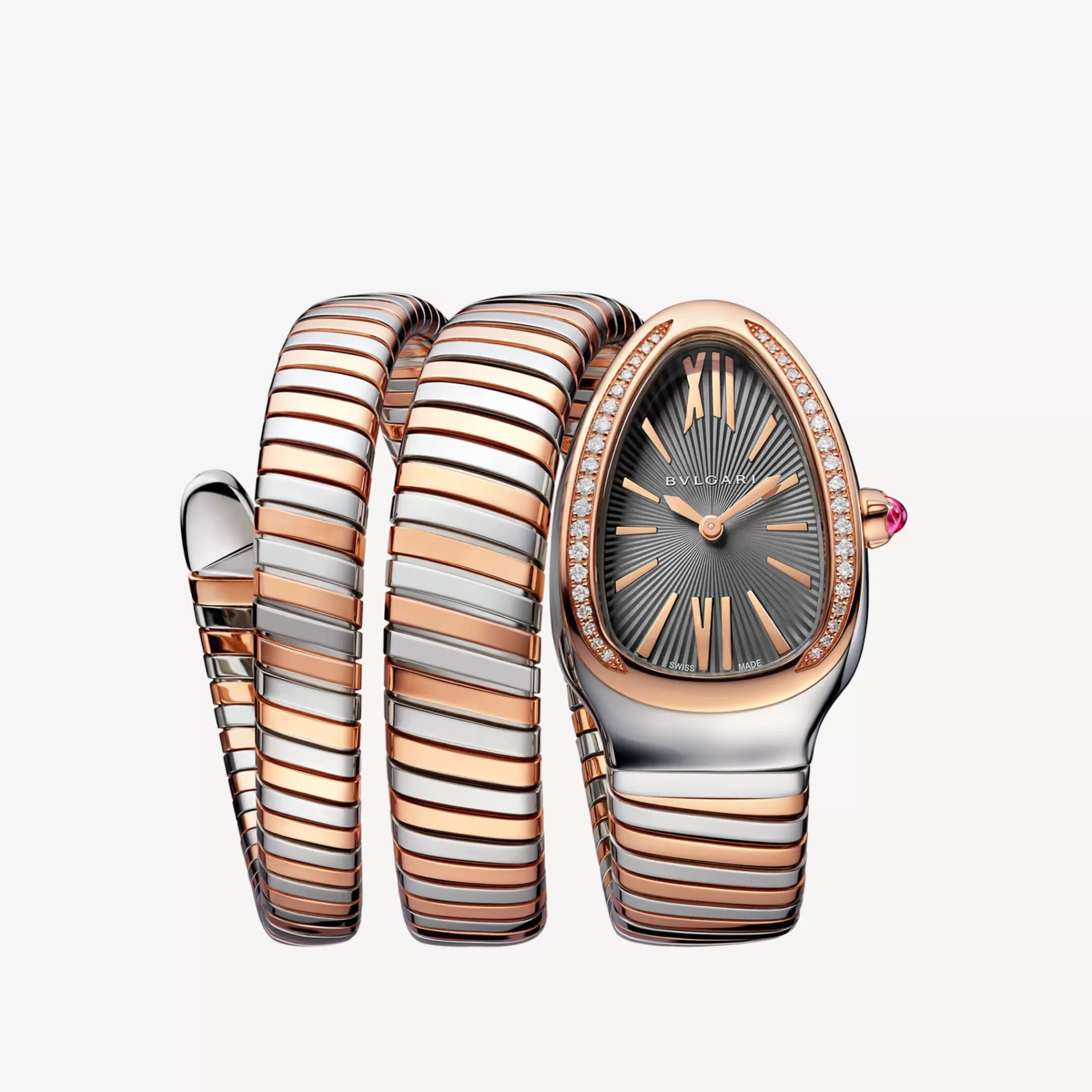 BVLGARI Serpenti Tubogas Uhr Grau Shop