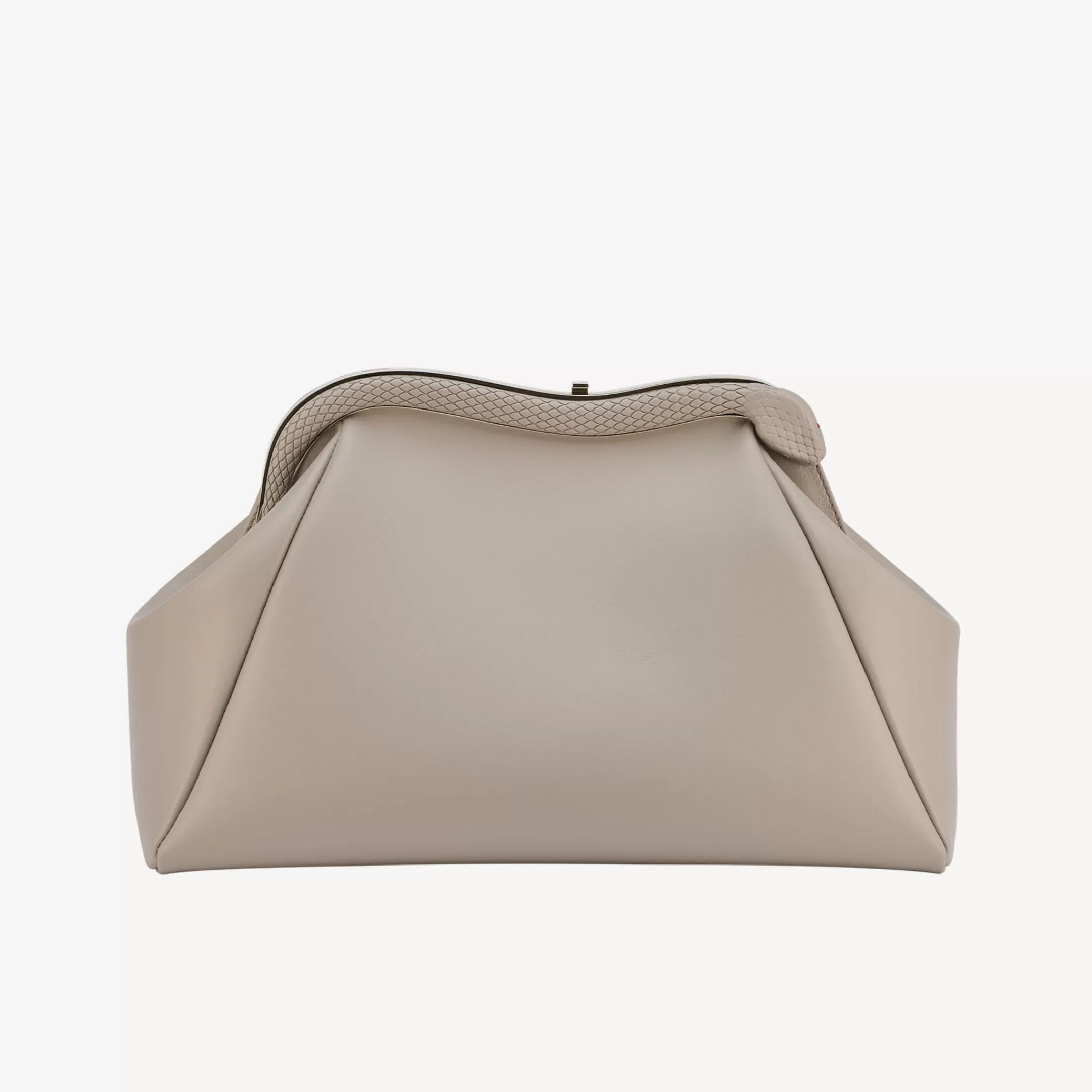 BVLGARI Serpentine Pouch Grau Clearance